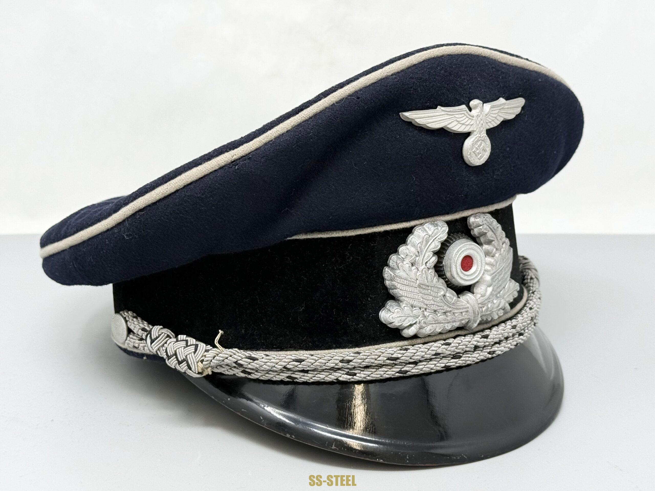 Bahnschutzpolizei Railway Protection Police Officer Visor - Image 5