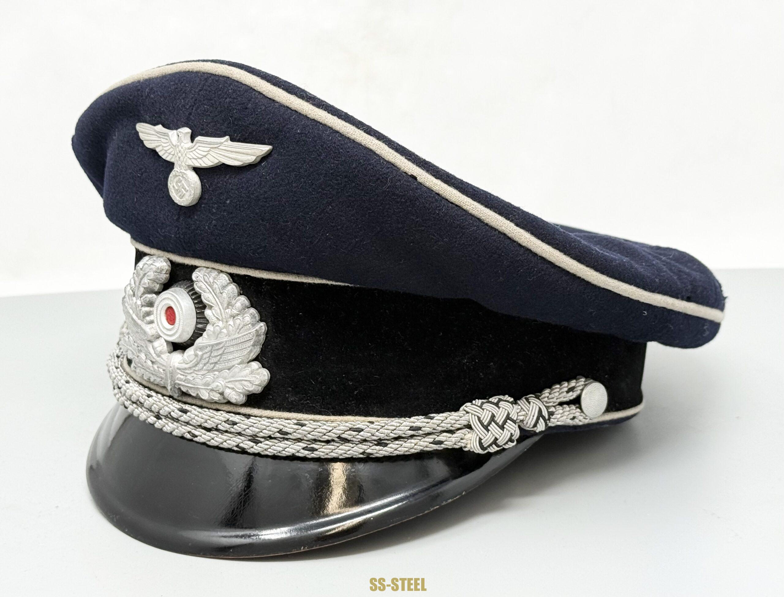Bahnschutzpolizei Railway Protection Police Officer Visor - Image 7