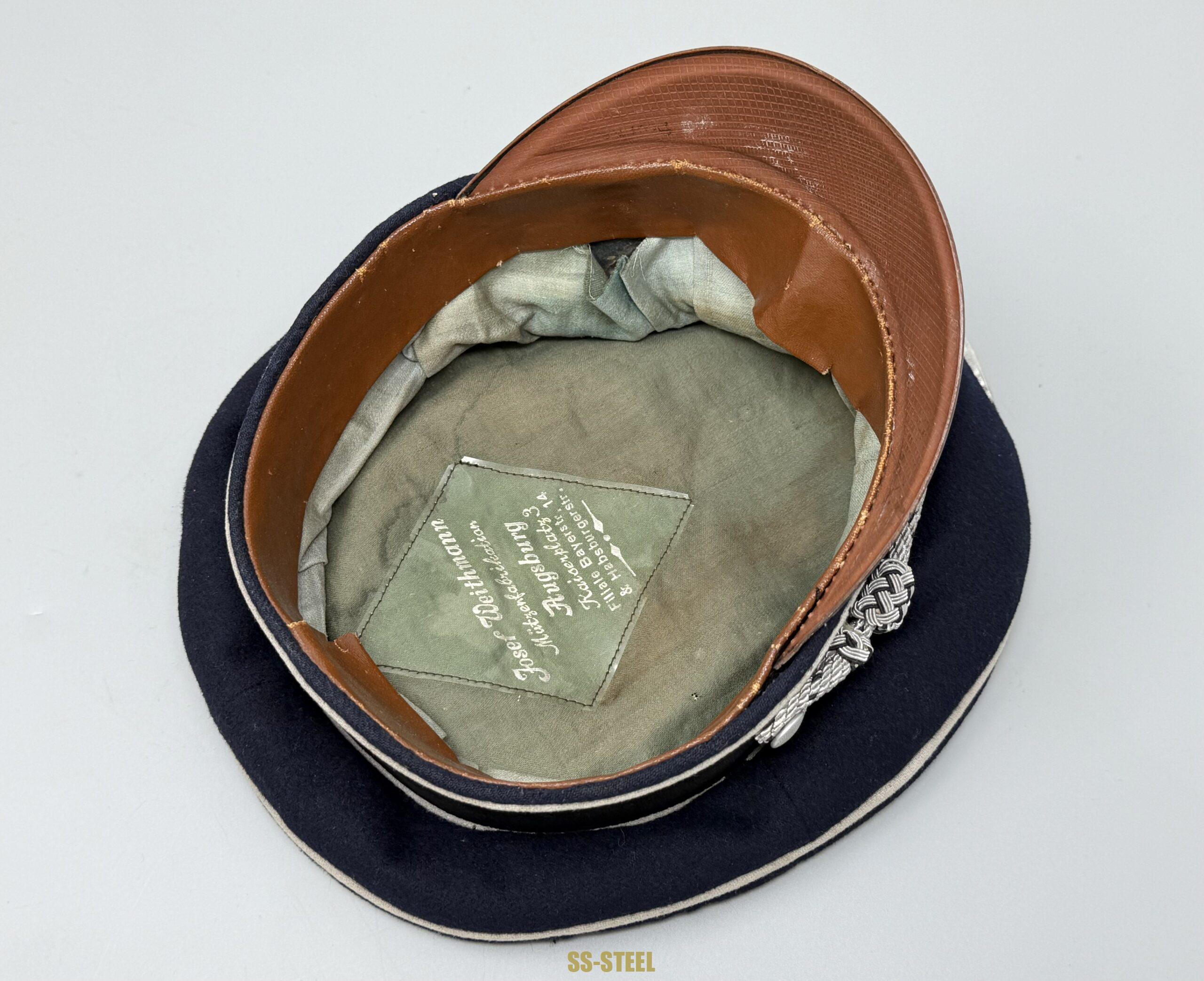 Bahnschutzpolizei Railway Protection Police Officer Visor - Image 11