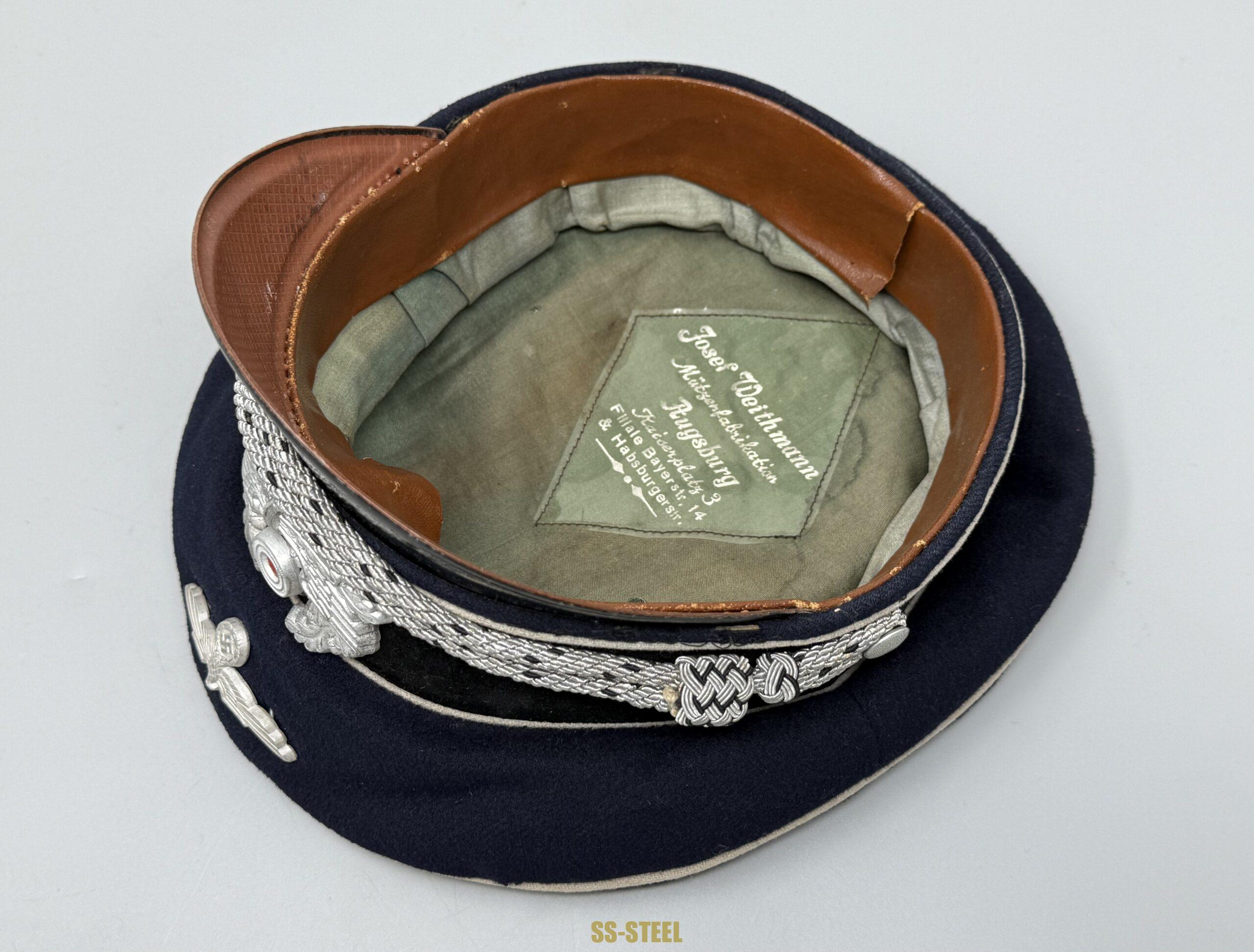 Bahnschutzpolizei Railway Protection Police Officer Visor - Image 12