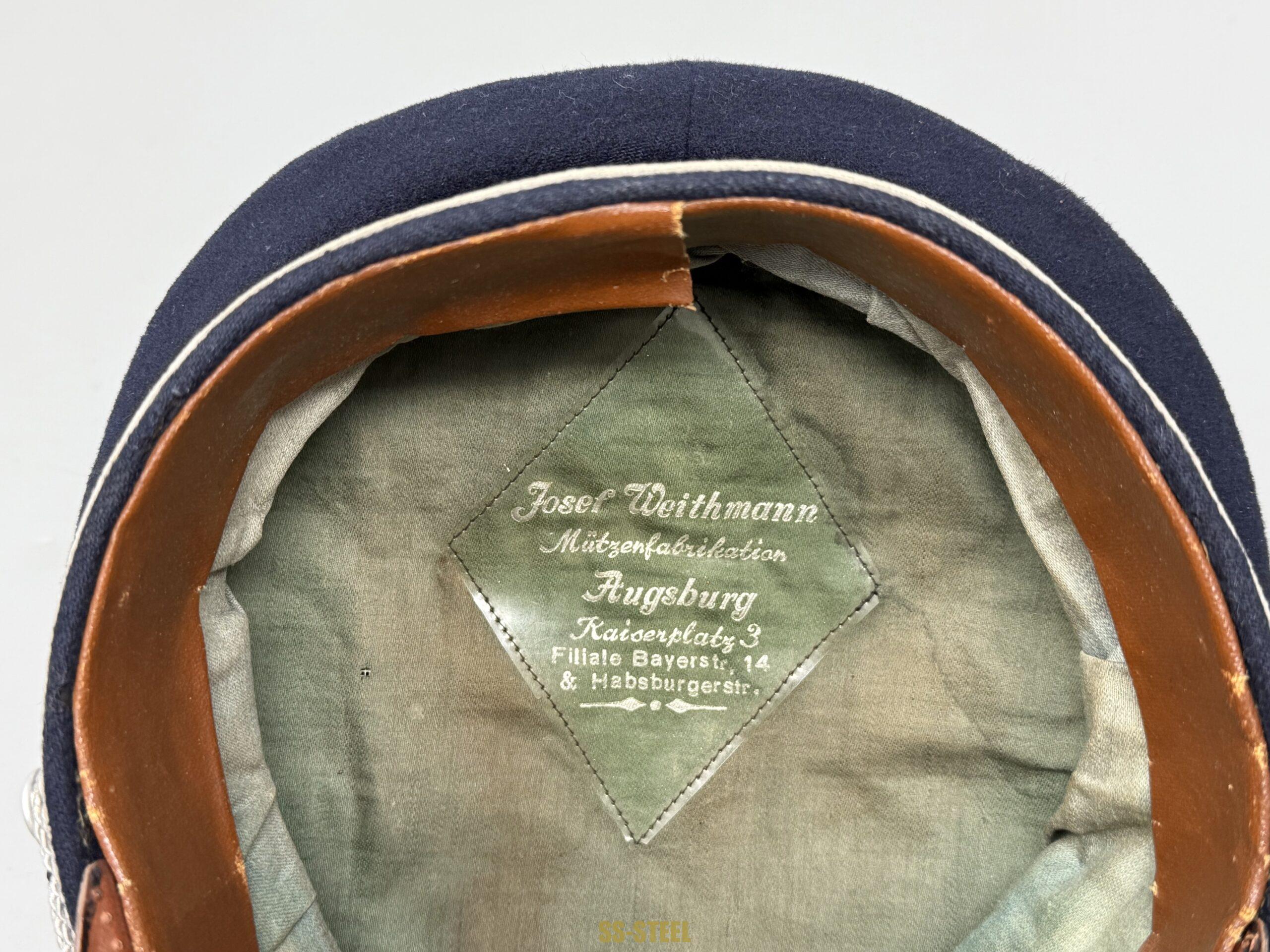 Bahnschutzpolizei Railway Protection Police Officer Visor - Image 13