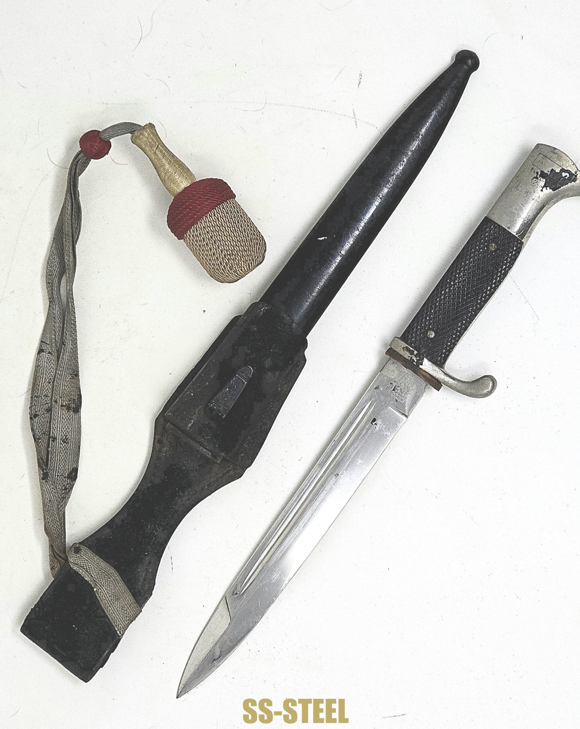 Heer / SS Service Dress Bayonet, Engraved - Image 7