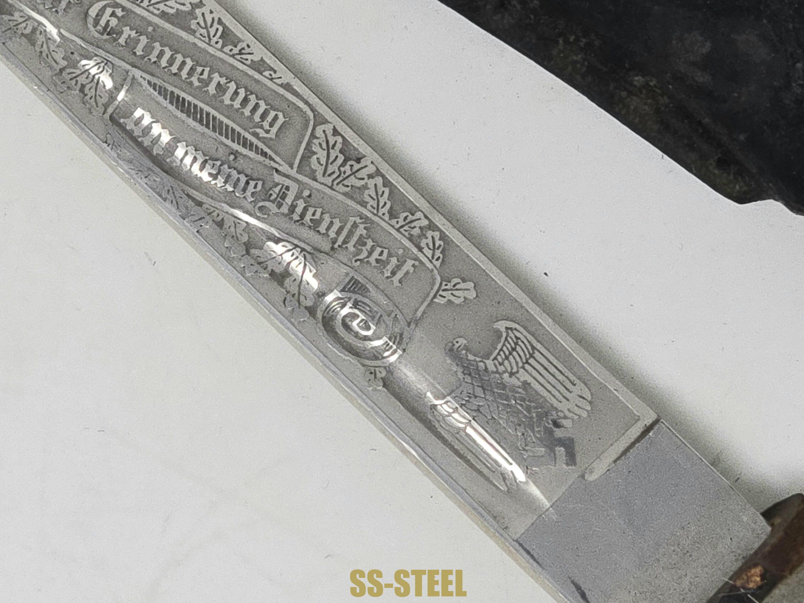 Heer / SS Service Dress Bayonet, Engraved - Image 5