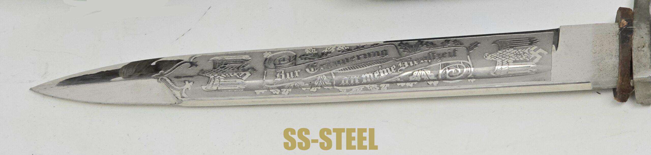 Heer / SS Service Dress Bayonet, Engraved - Image 2
