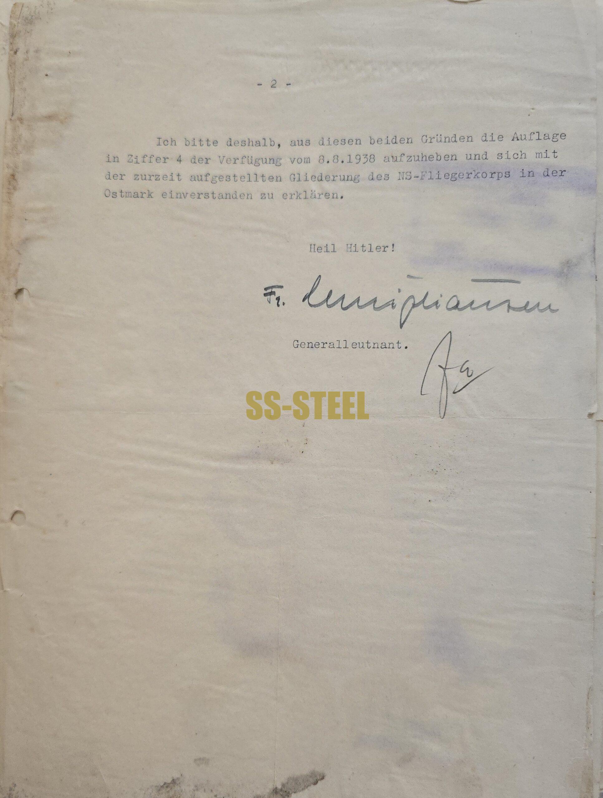 100-Plus Rare and Historic Documents Pertaining to the 1938 Anschluss of Austria - Image 10