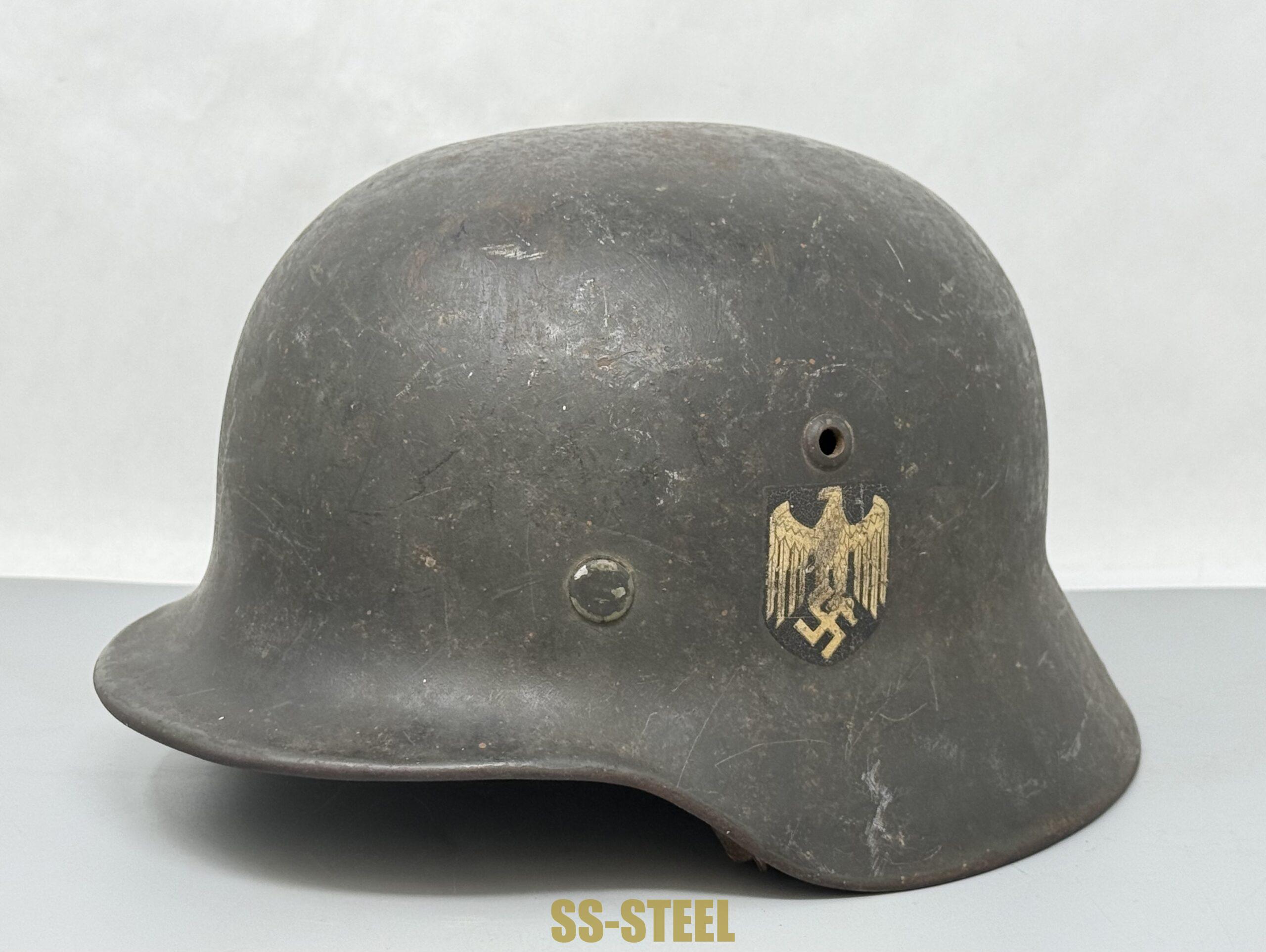 Heer M35 Single Decal Ex DD Helmet - Image 3