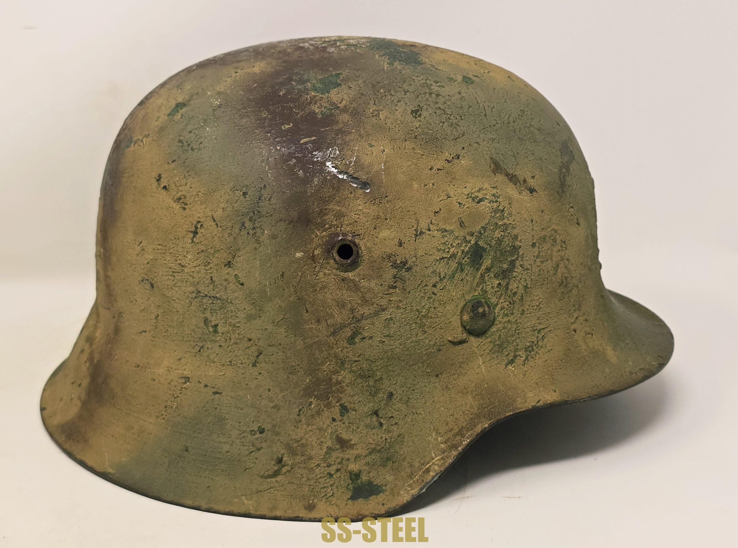 Sand Textured Camouflage M42 Heer Helmet