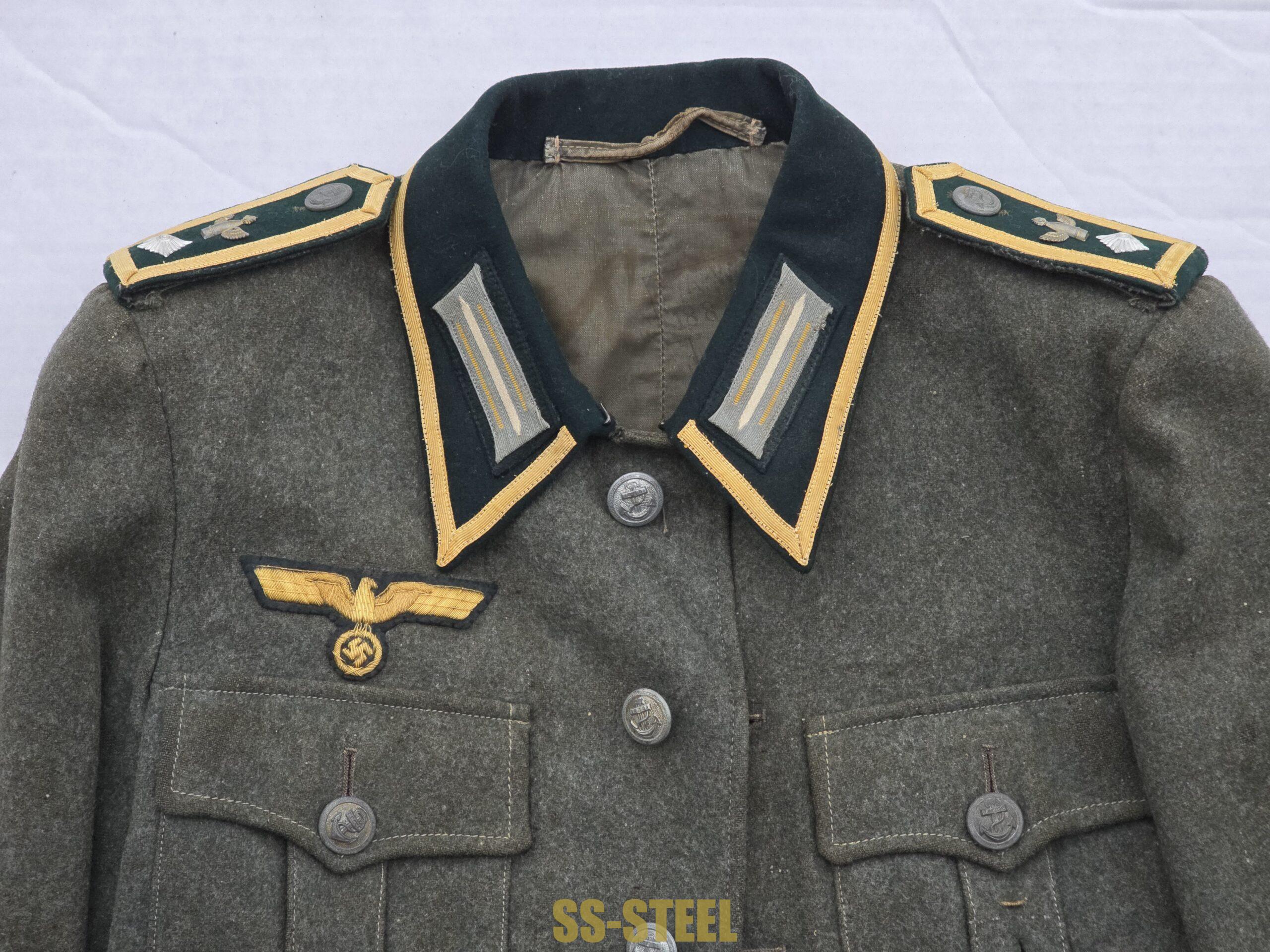 Very Fine KM Coastal Artillery NCO's Uniform - Image 13