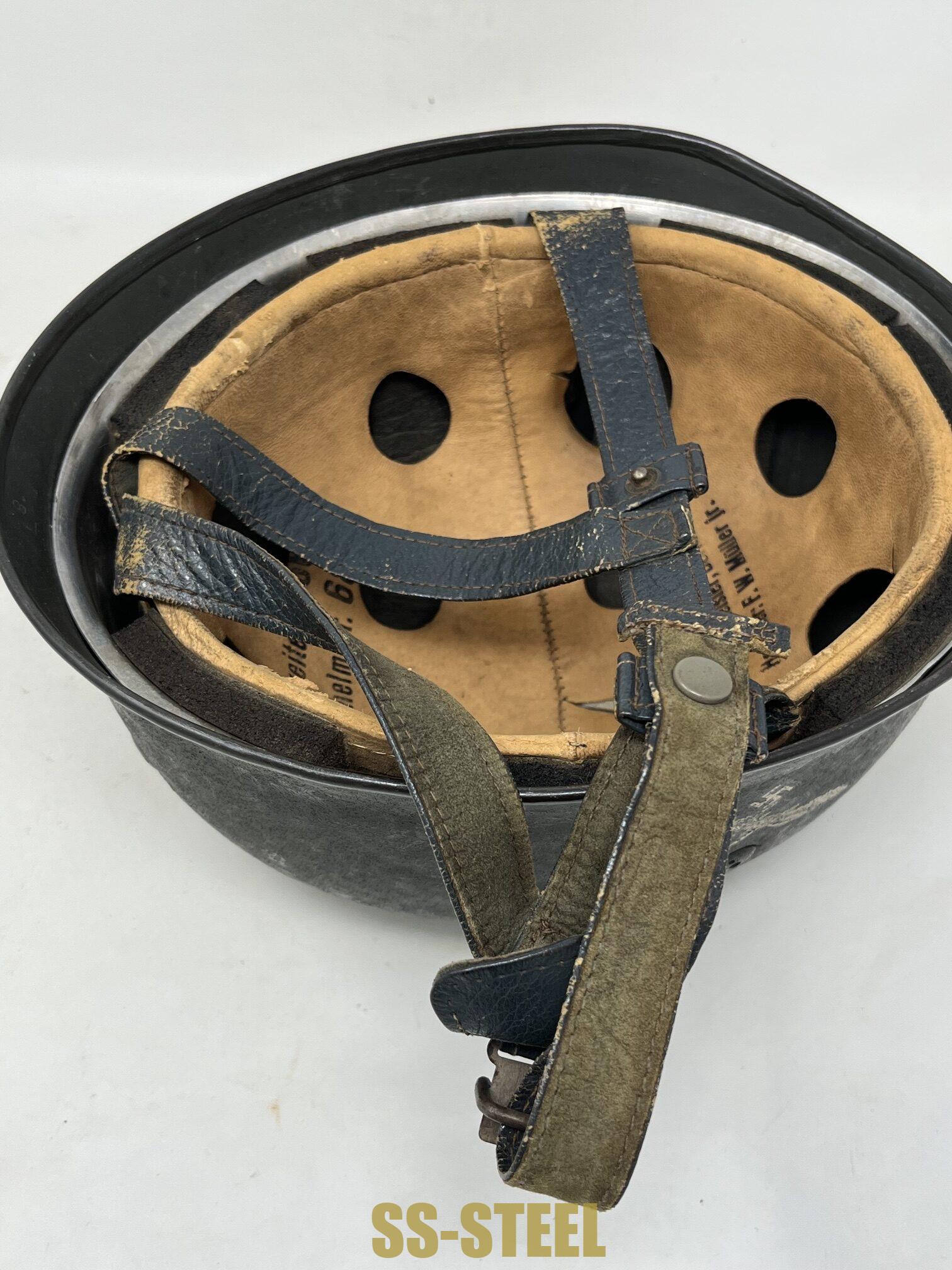 Incredible Condition, Early Spanner Single Decal FJ Helmet - Image 3