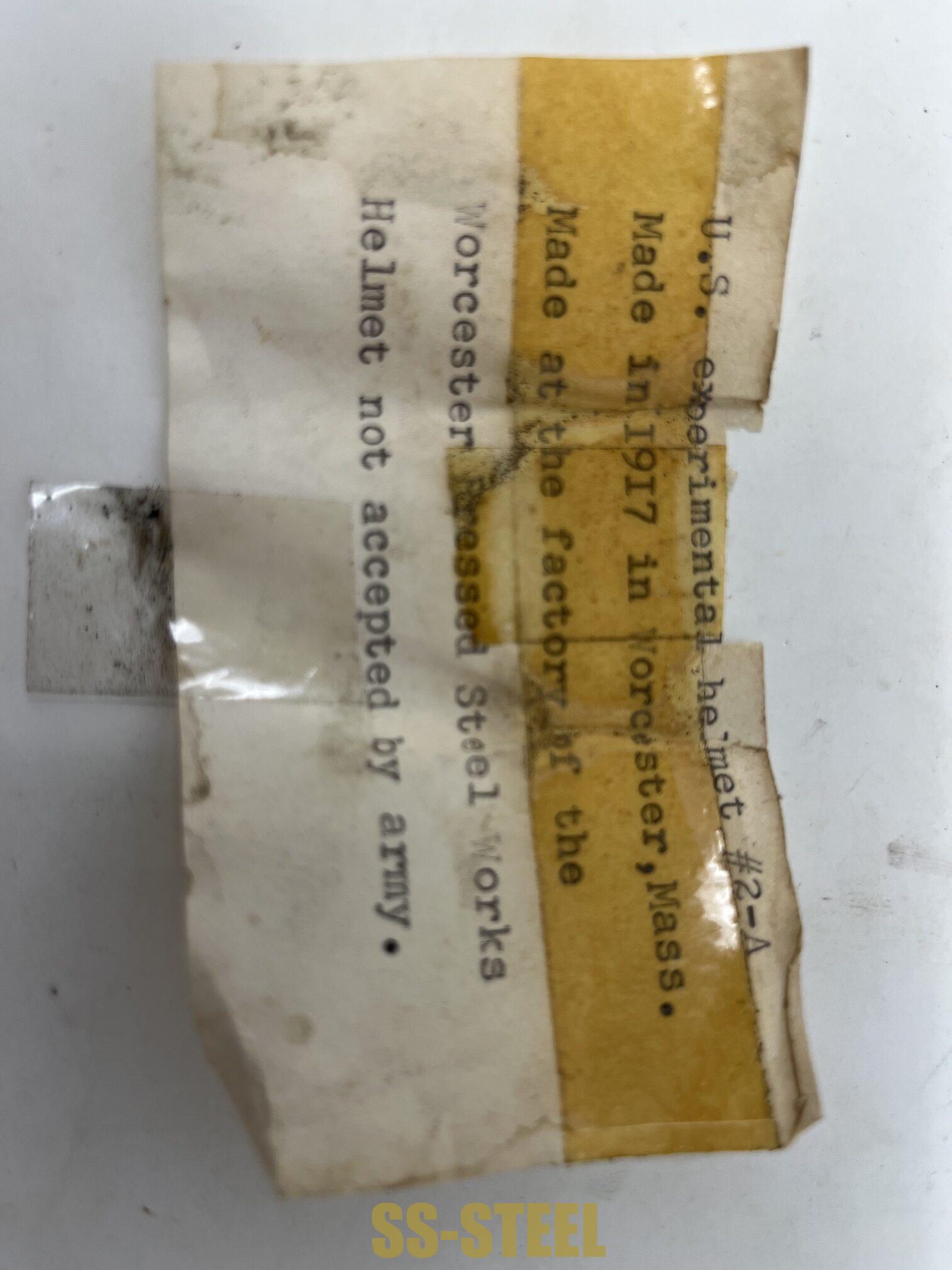 Rare US Prototype Helmet M/BELL - Image 4