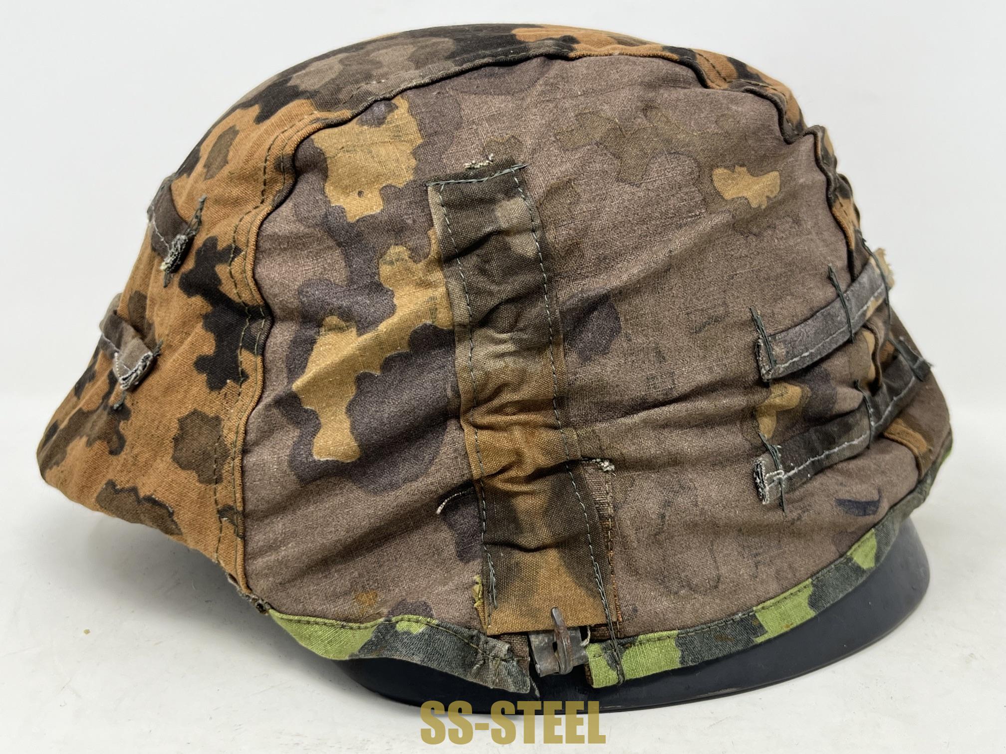 Mint Waffen-SS Helmet Cover, Oakleaf - Image 3