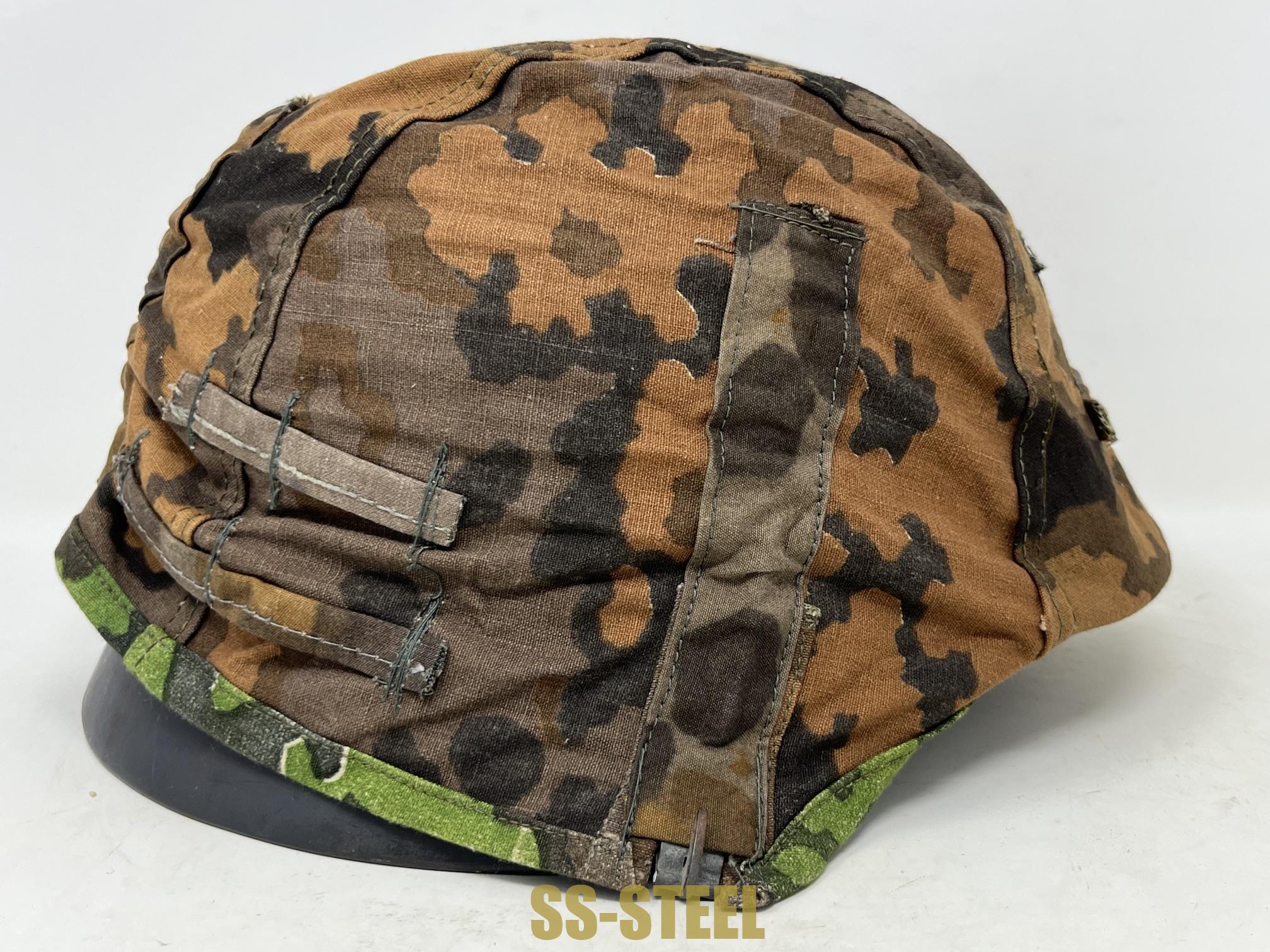 Mint Waffen-SS Helmet Cover, Oakleaf - Image 6