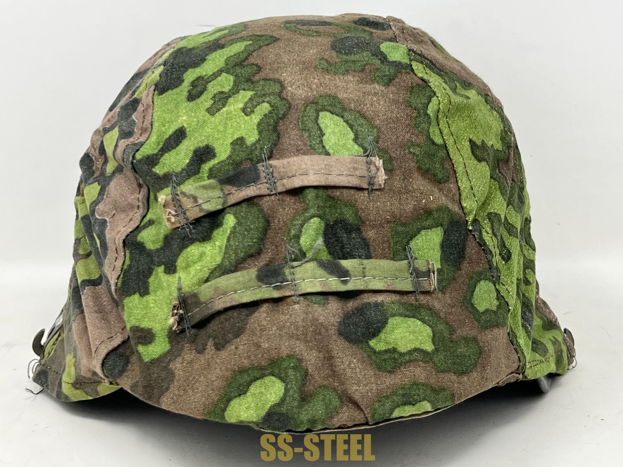 Mint Waffen-SS Helmet Cover, Oakleaf