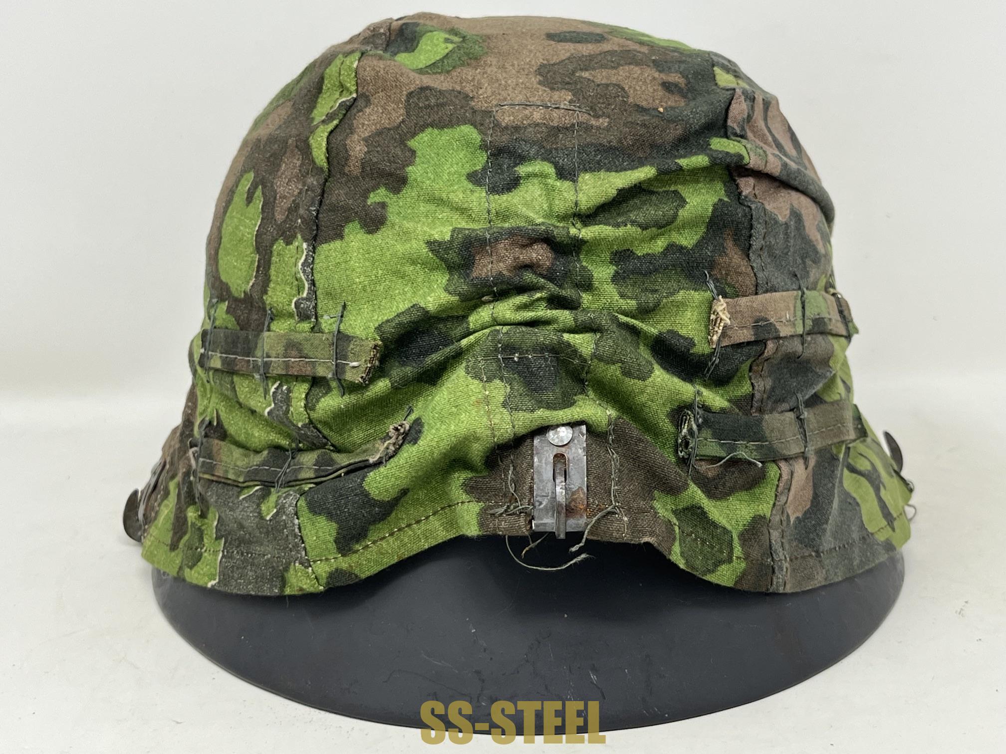 Mint Waffen-SS Helmet Cover, Oakleaf - Image 10