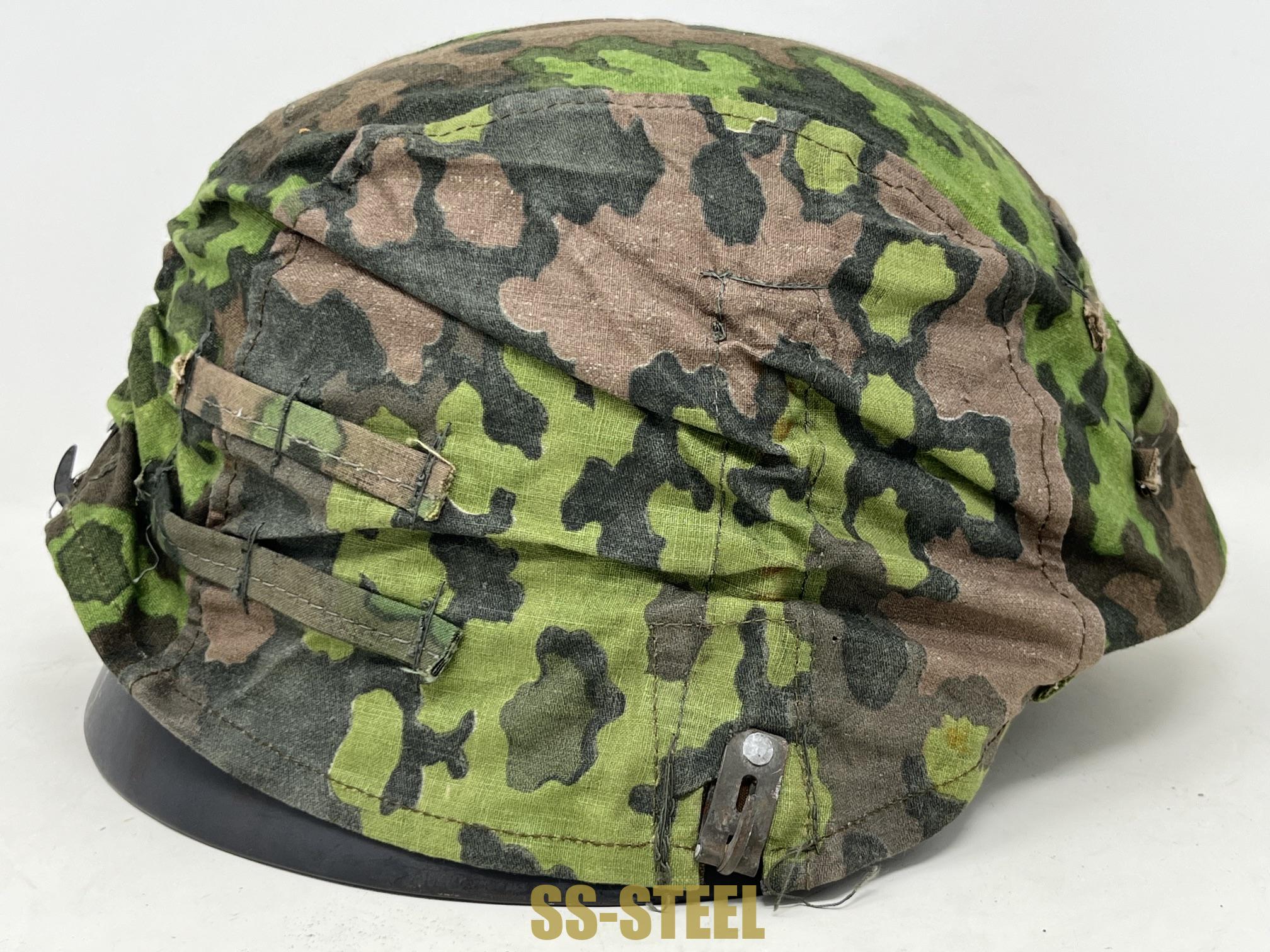 Mint Waffen-SS Helmet Cover, Oakleaf - Image 9