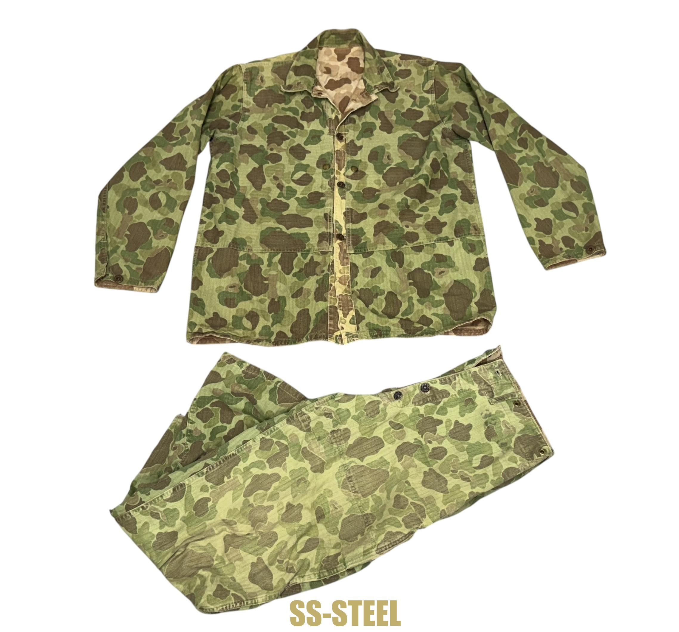 WWII Marine Frogskin Camo P44 Set-Uniform Jacket Trousers