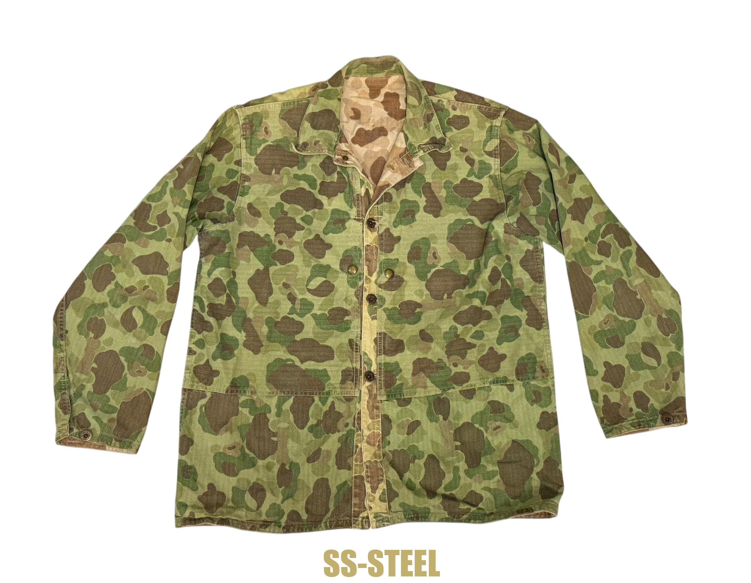 WWII Marine Frogskin Camo P44 Set-Uniform Jacket Trousers - Image 3