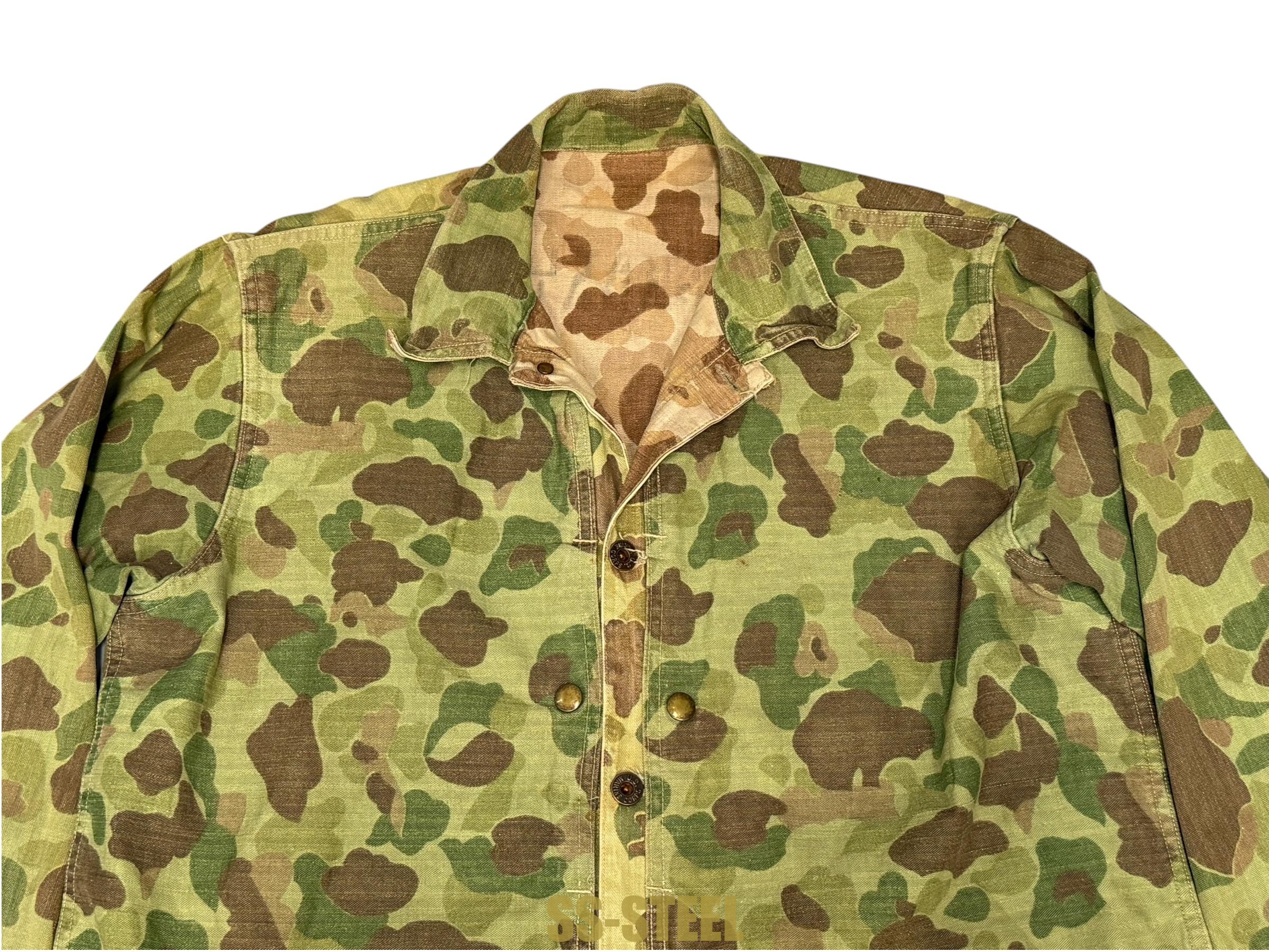 WWII Marine Frogskin Camo P44 Set-Uniform Jacket Trousers - Image 7