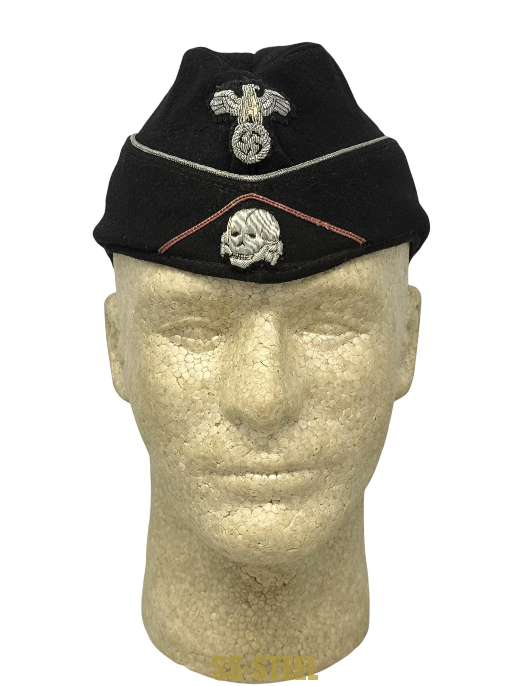 Stunning Waffen-SS Panzer Officer's Side Cap - Image 2