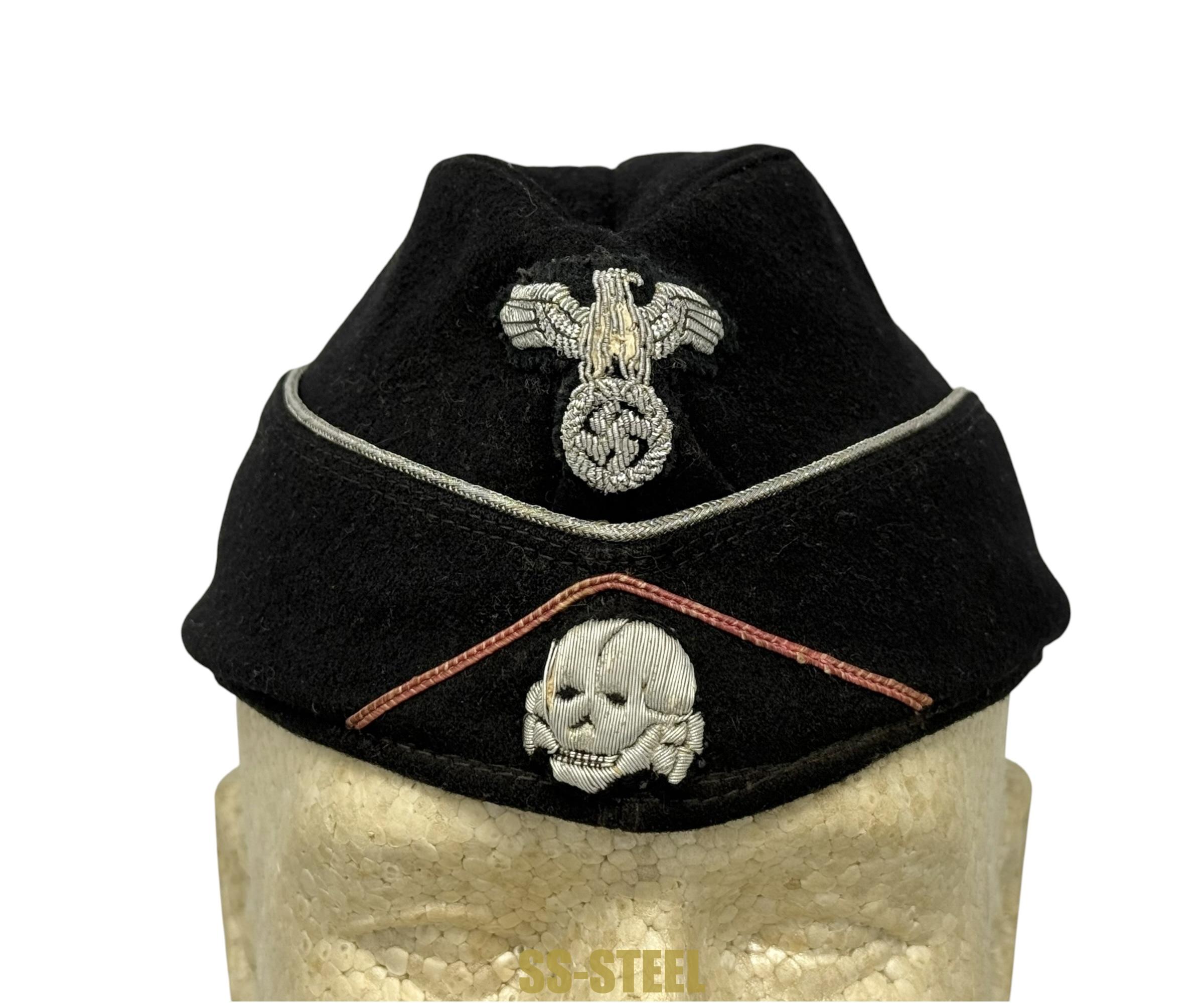 Stunning Waffen-SS Panzer Officer's Side Cap