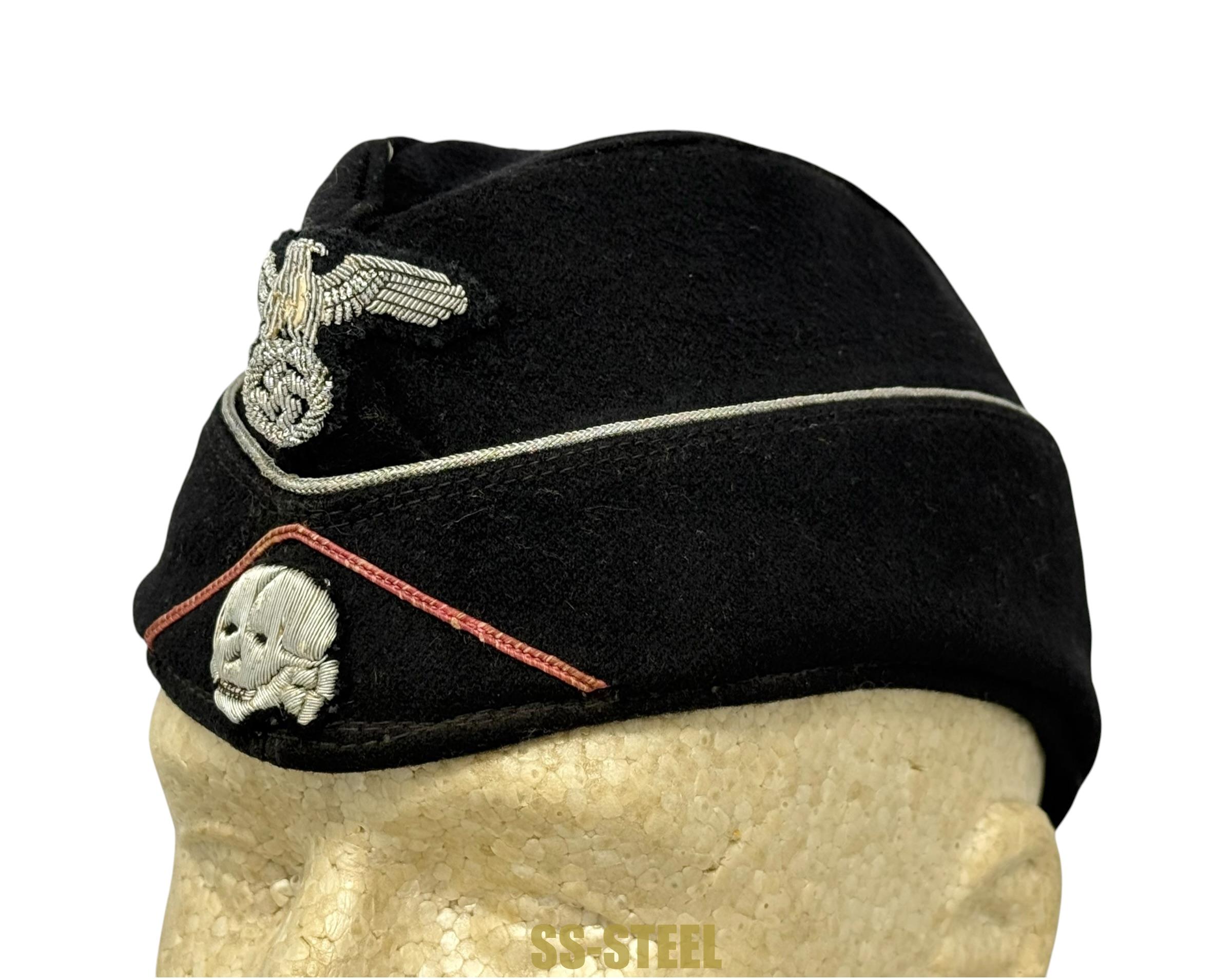 Stunning Waffen-SS Panzer Officer's Side Cap - Image 7