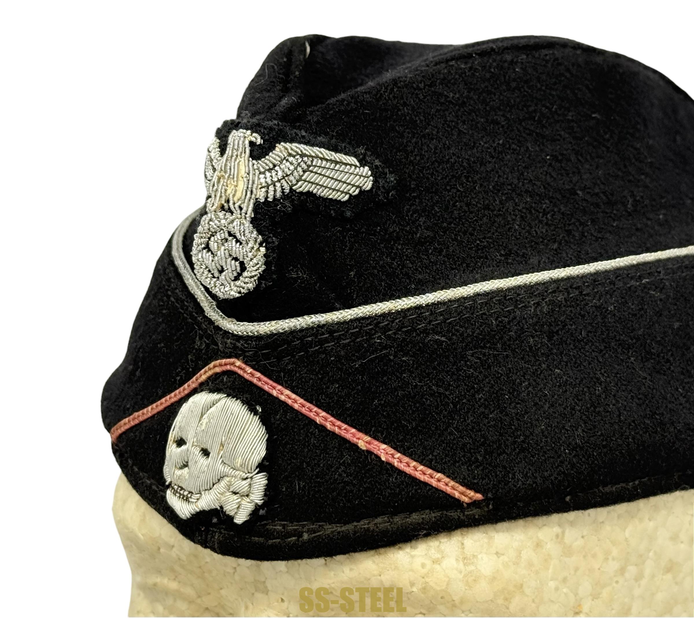 Stunning Waffen-SS Panzer Officer's Side Cap - Image 8