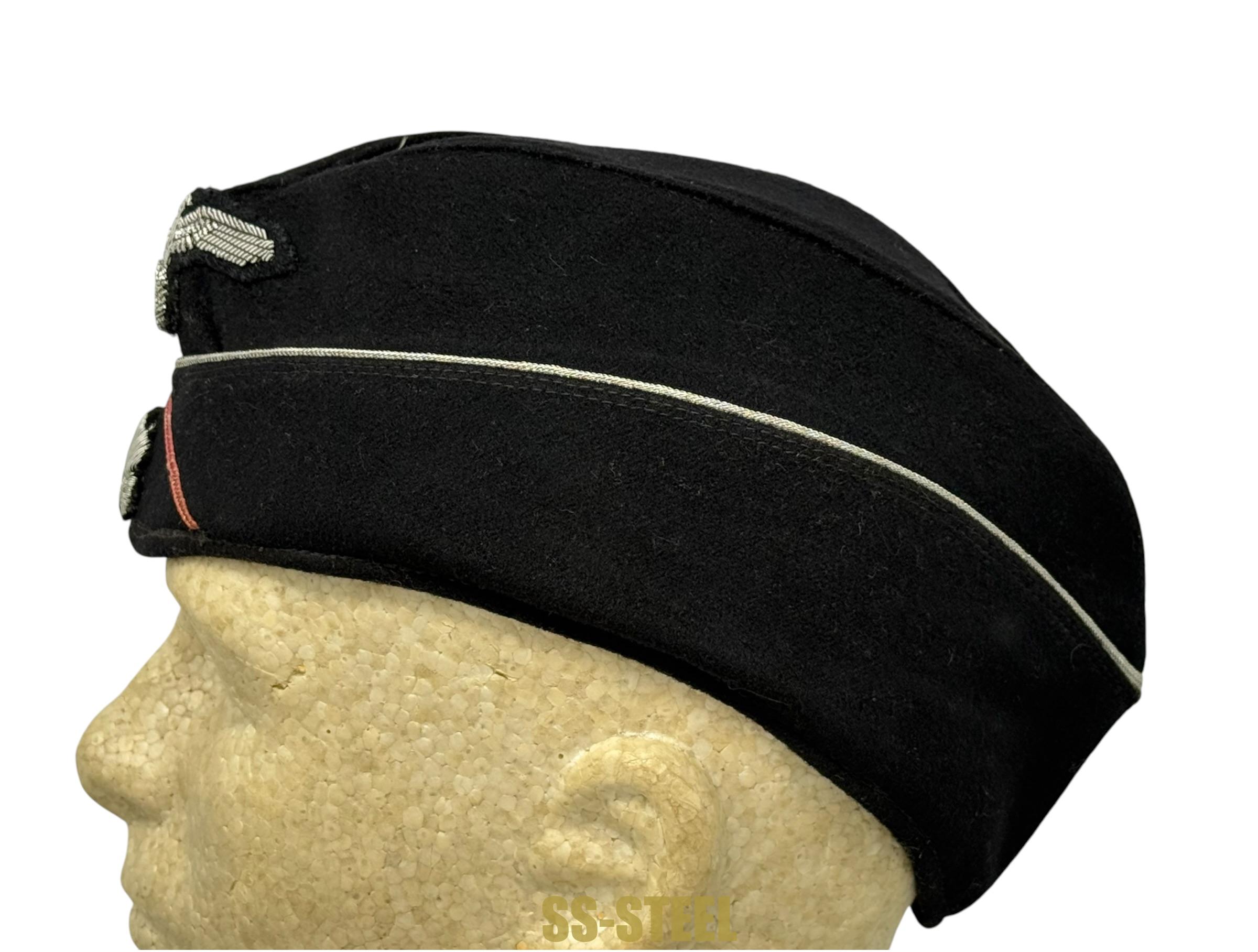 Stunning Waffen-SS Panzer Officer's Side Cap - Image 9