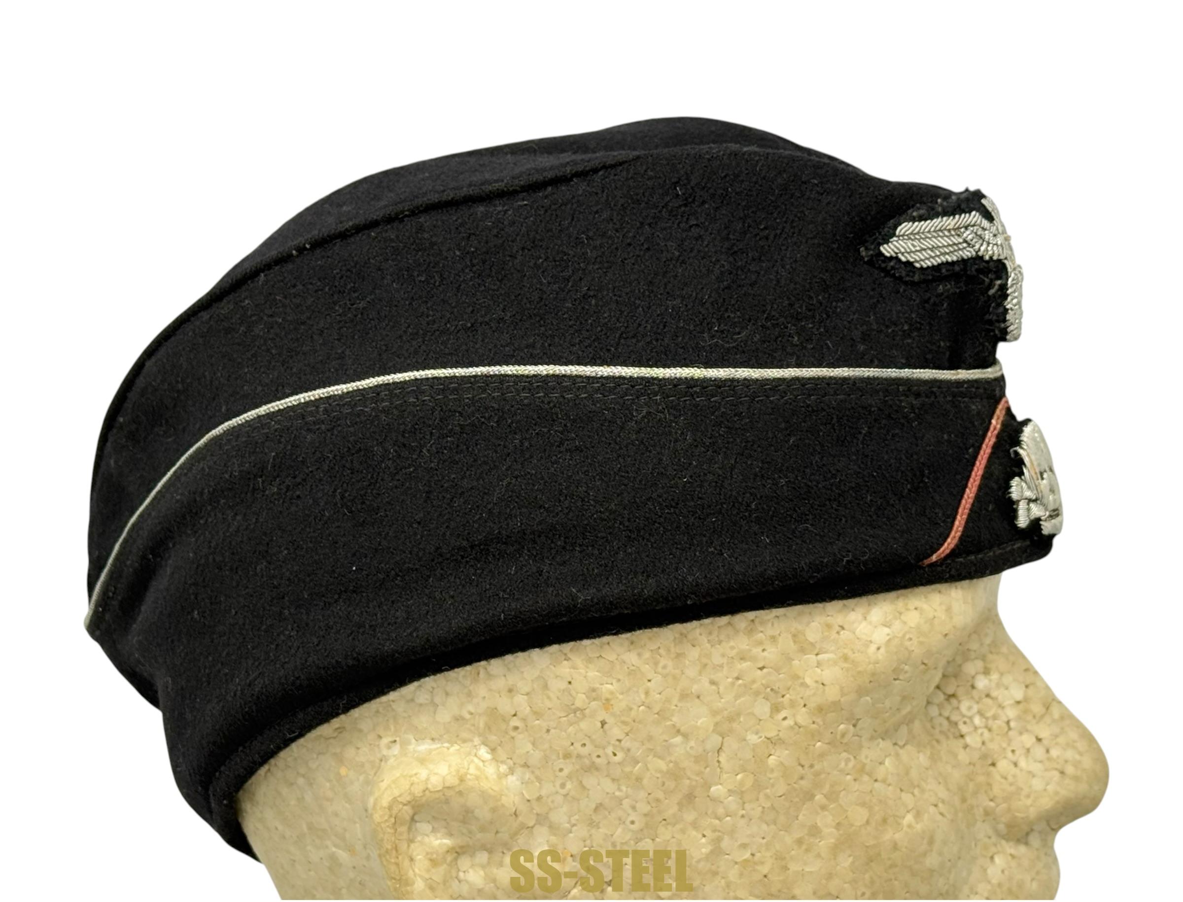 Stunning Waffen-SS Panzer Officer's Side Cap - Image 10