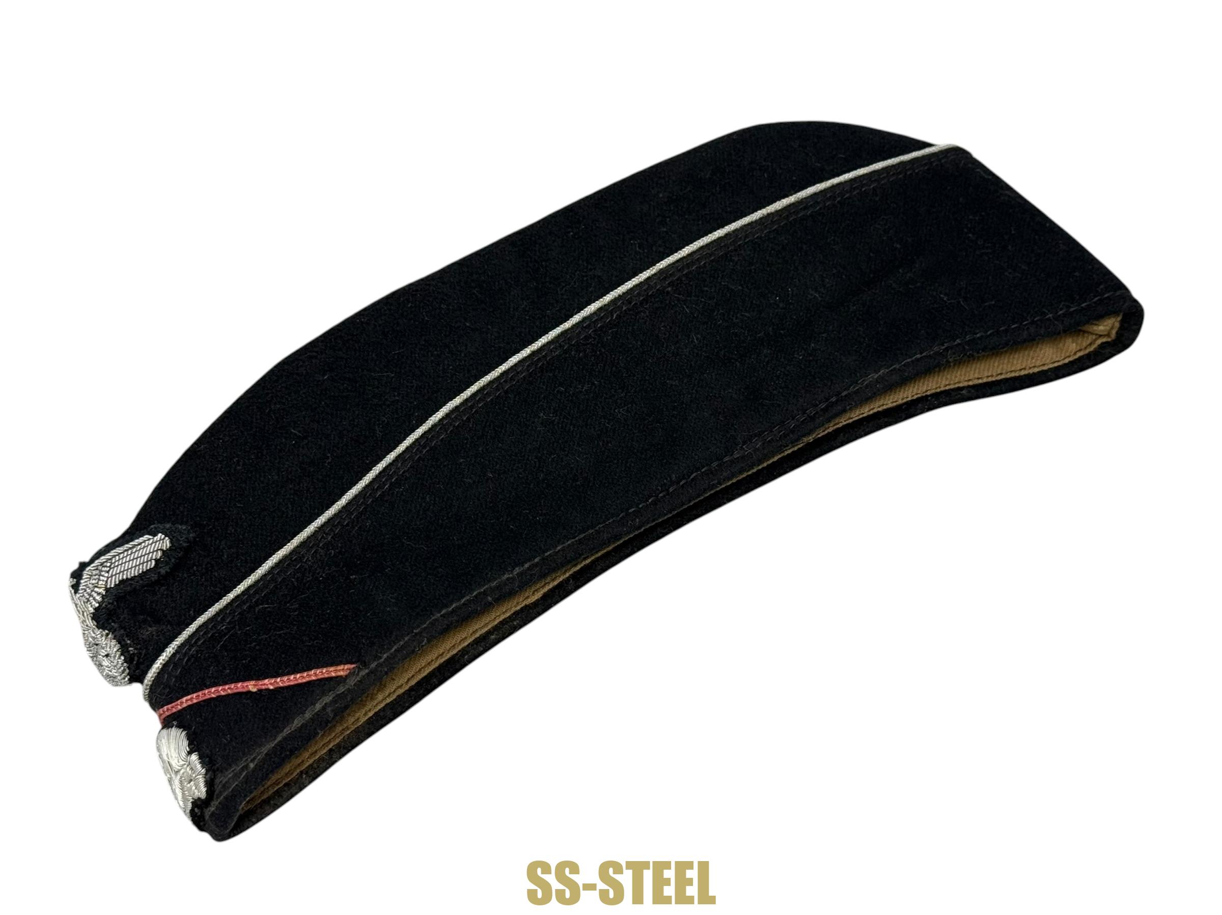 Stunning Waffen-SS Panzer Officer's Side Cap - Image 12