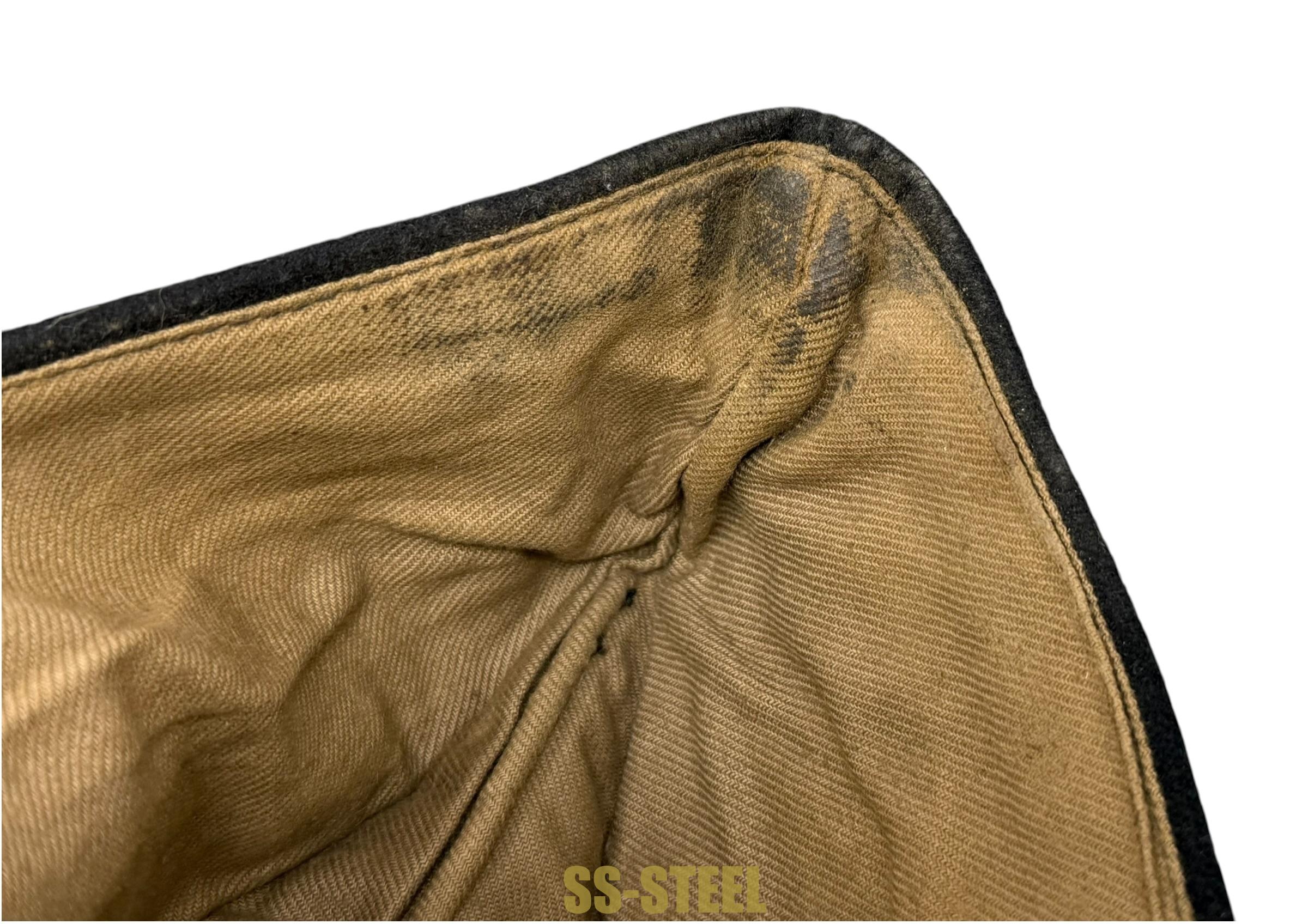 Stunning Waffen-SS Panzer Officer's Side Cap - Image 15