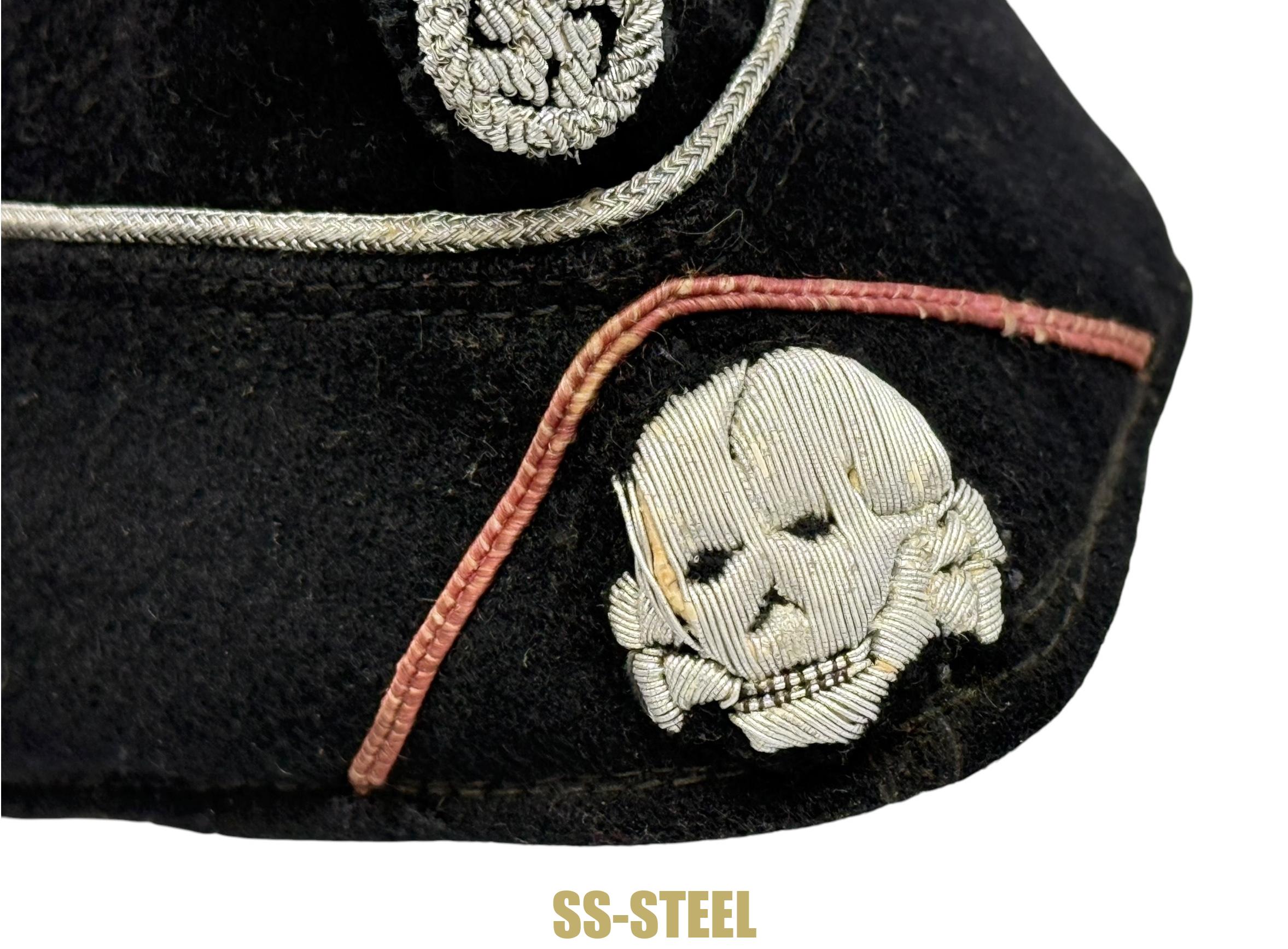 Stunning Waffen-SS Panzer Officer's Side Cap - Image 17
