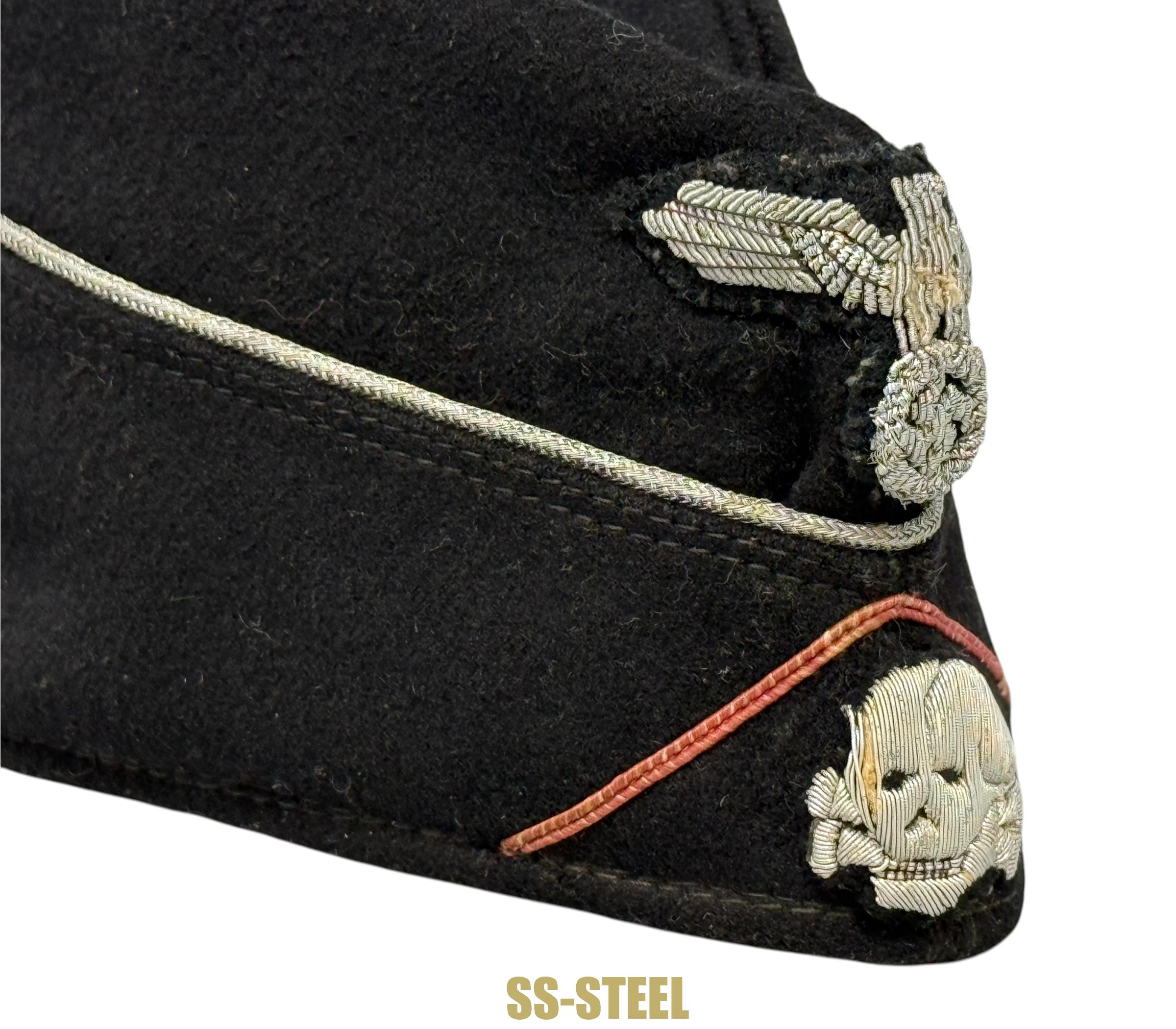 Stunning Waffen-SS Panzer Officer's Side Cap - Image 19