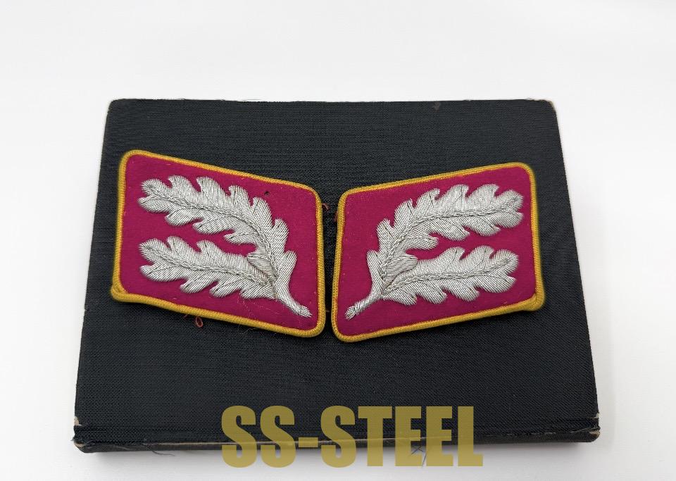 Political Reichs Hauptdienstleiter Uniform Matched Set Collar Tabs-Rare