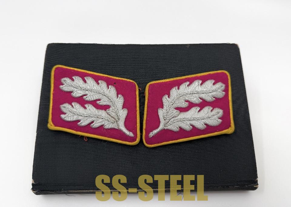 Political Reichs Hauptdienstleiter Uniform Matched Set Collar Tabs-Rare - Image 2