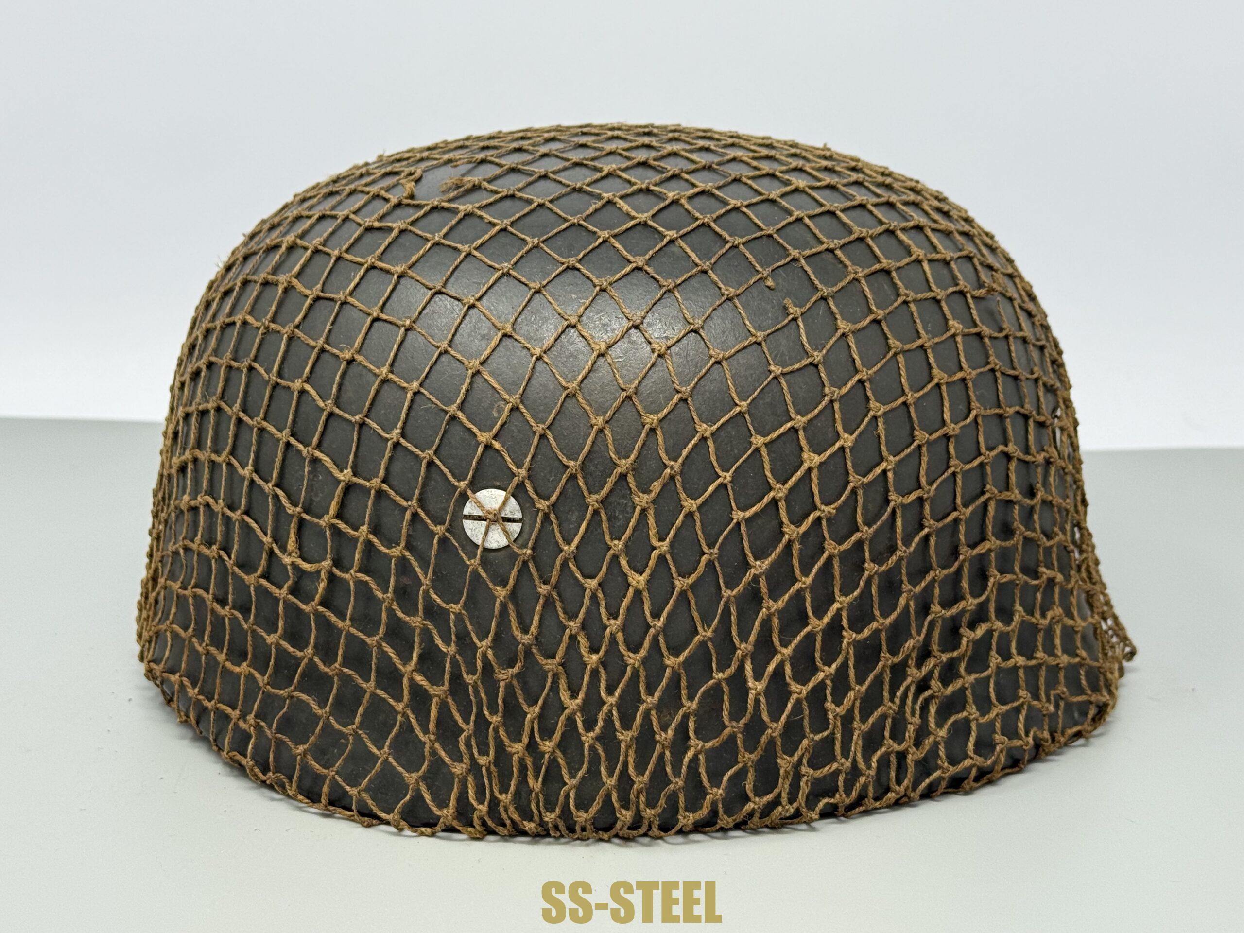 M38 No Decal FJ Paratrooper Helmet-NETTED