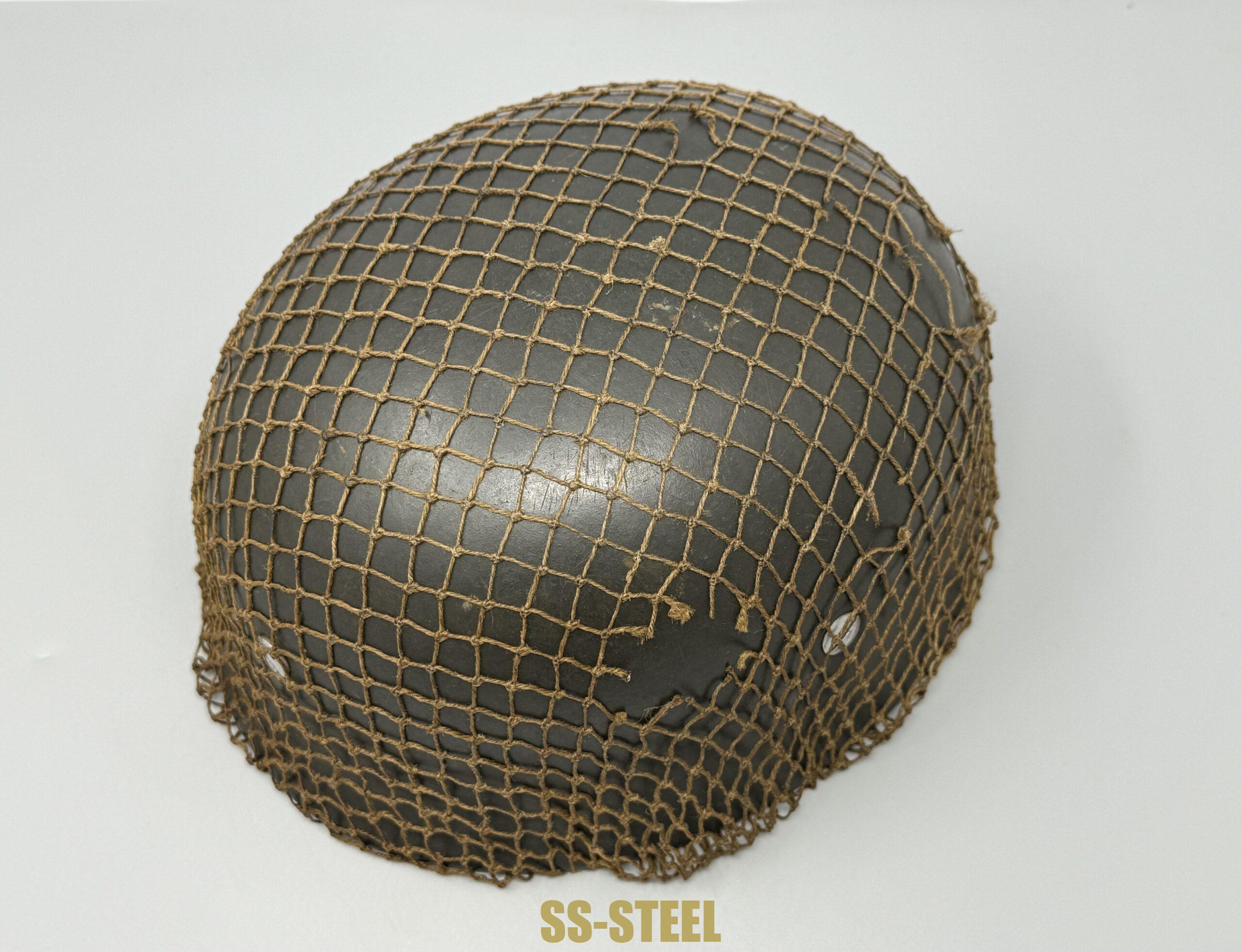 M38 No Decal FJ Paratrooper Helmet-NETTED - Image 7