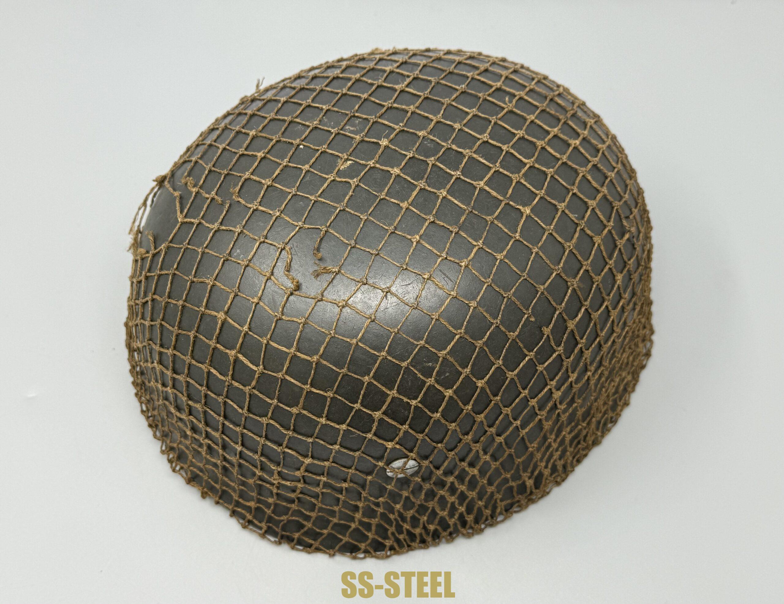 M38 No Decal FJ Paratrooper Helmet-NETTED - Image 8