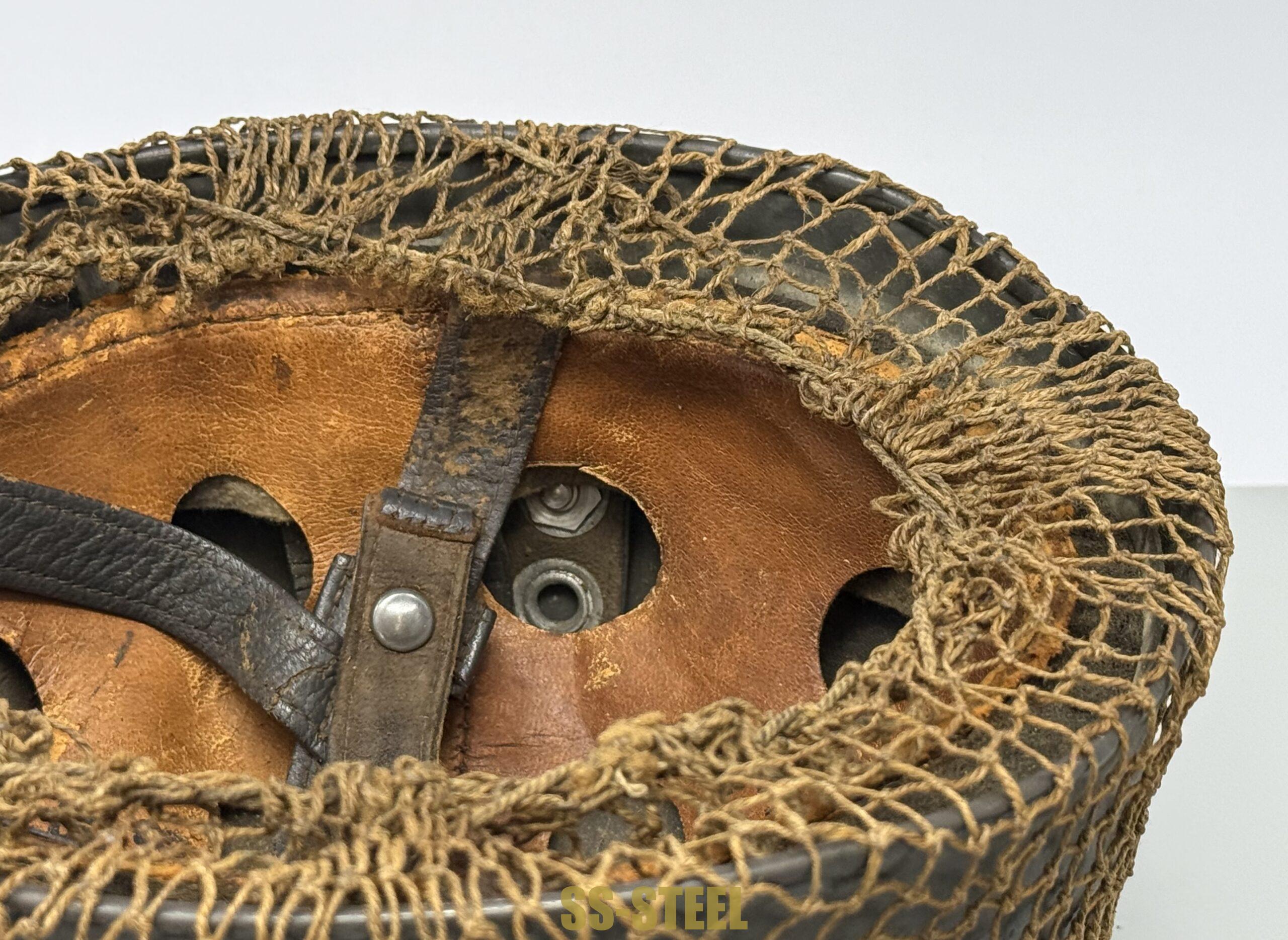 M38 No Decal FJ Paratrooper Helmet-NETTED - Image 13