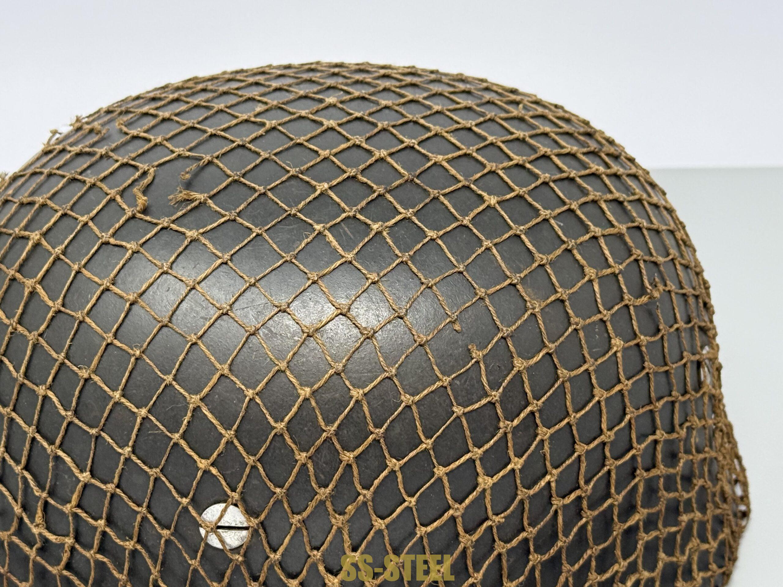 M38 No Decal FJ Paratrooper Helmet-NETTED - Image 14