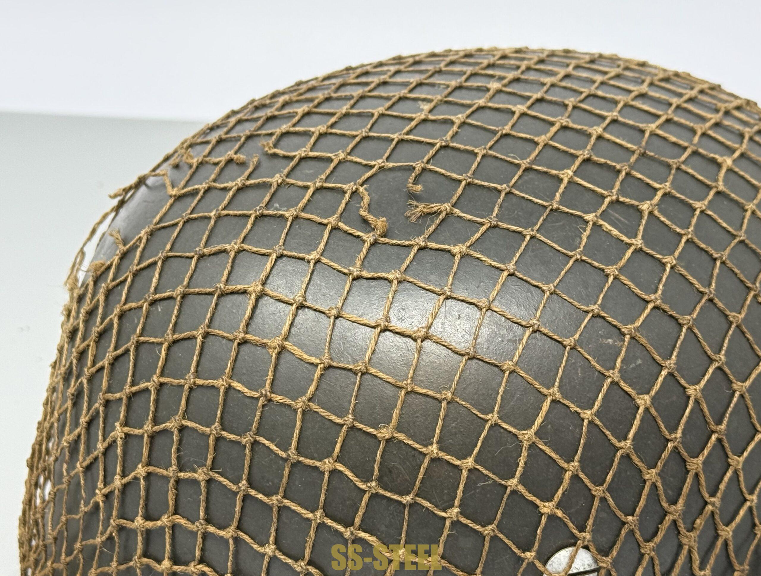 M38 No Decal FJ Paratrooper Helmet-NETTED - Image 15
