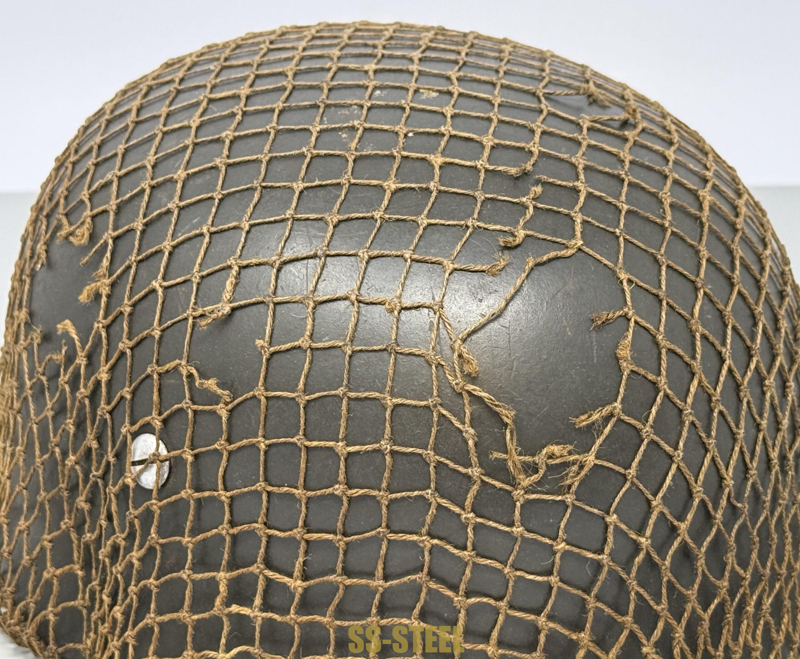 M38 No Decal FJ Paratrooper Helmet-NETTED - Image 16