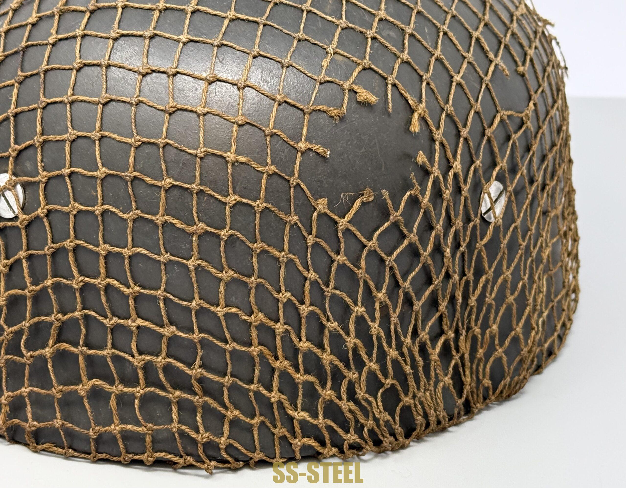 M38 No Decal FJ Paratrooper Helmet-NETTED - Image 17