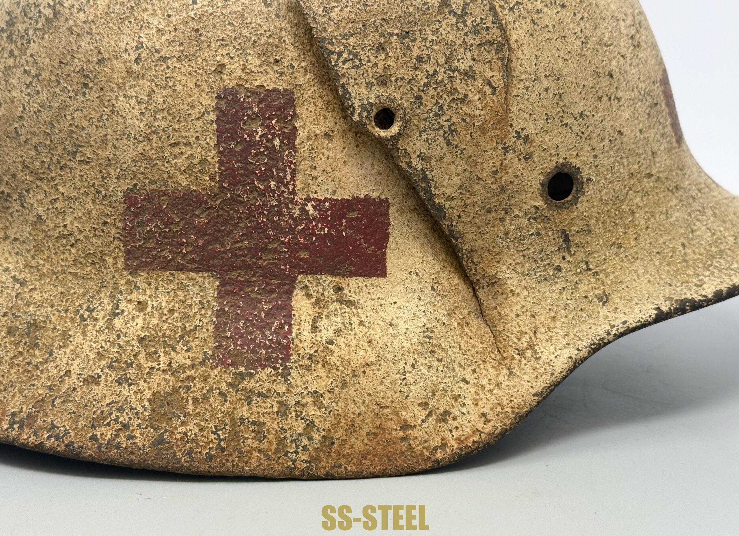 M40 Medic Helmet-BATTLE DAMAGE - Image 3