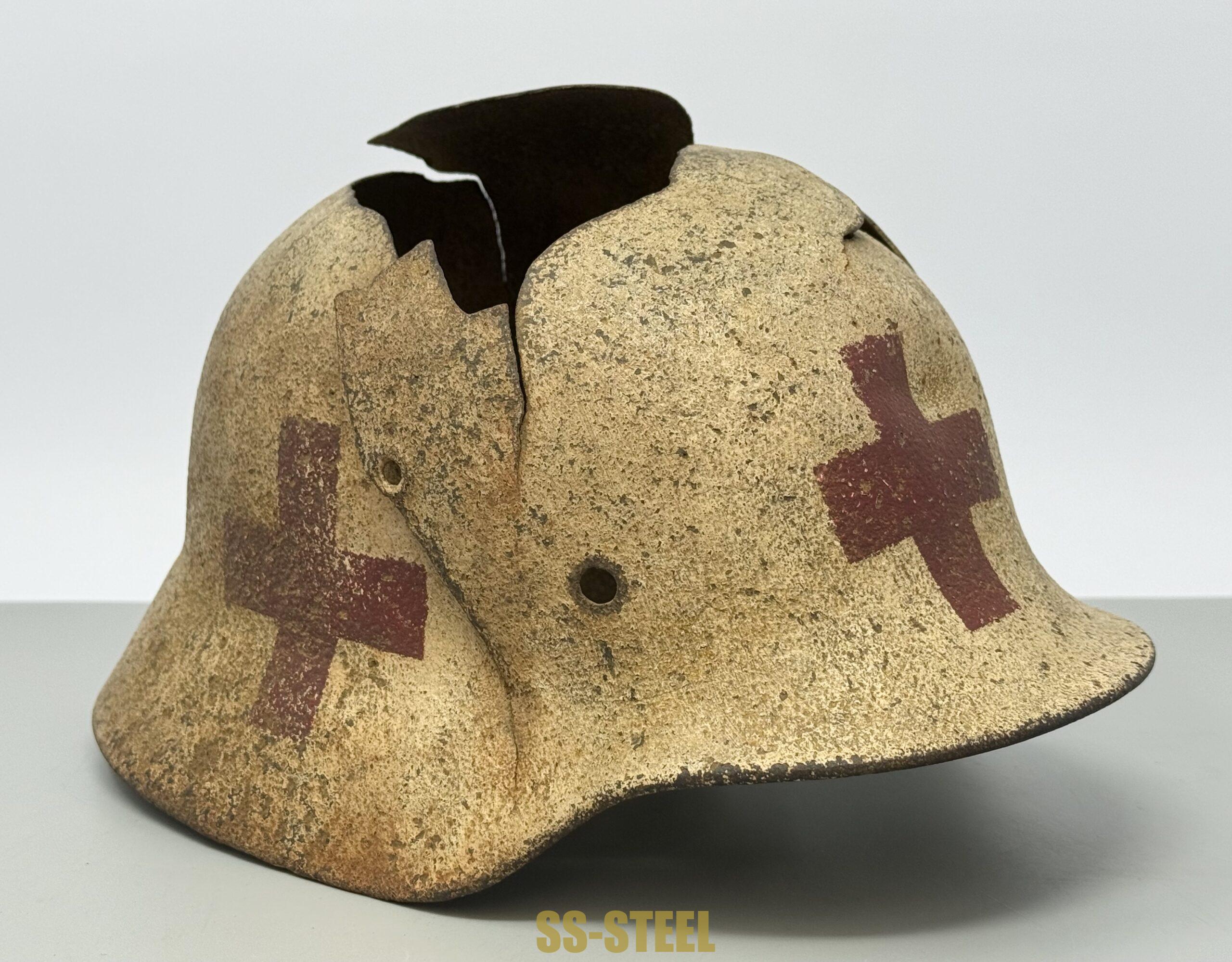 M40 Medic Helmet-BATTLE DAMAGE - Image 4