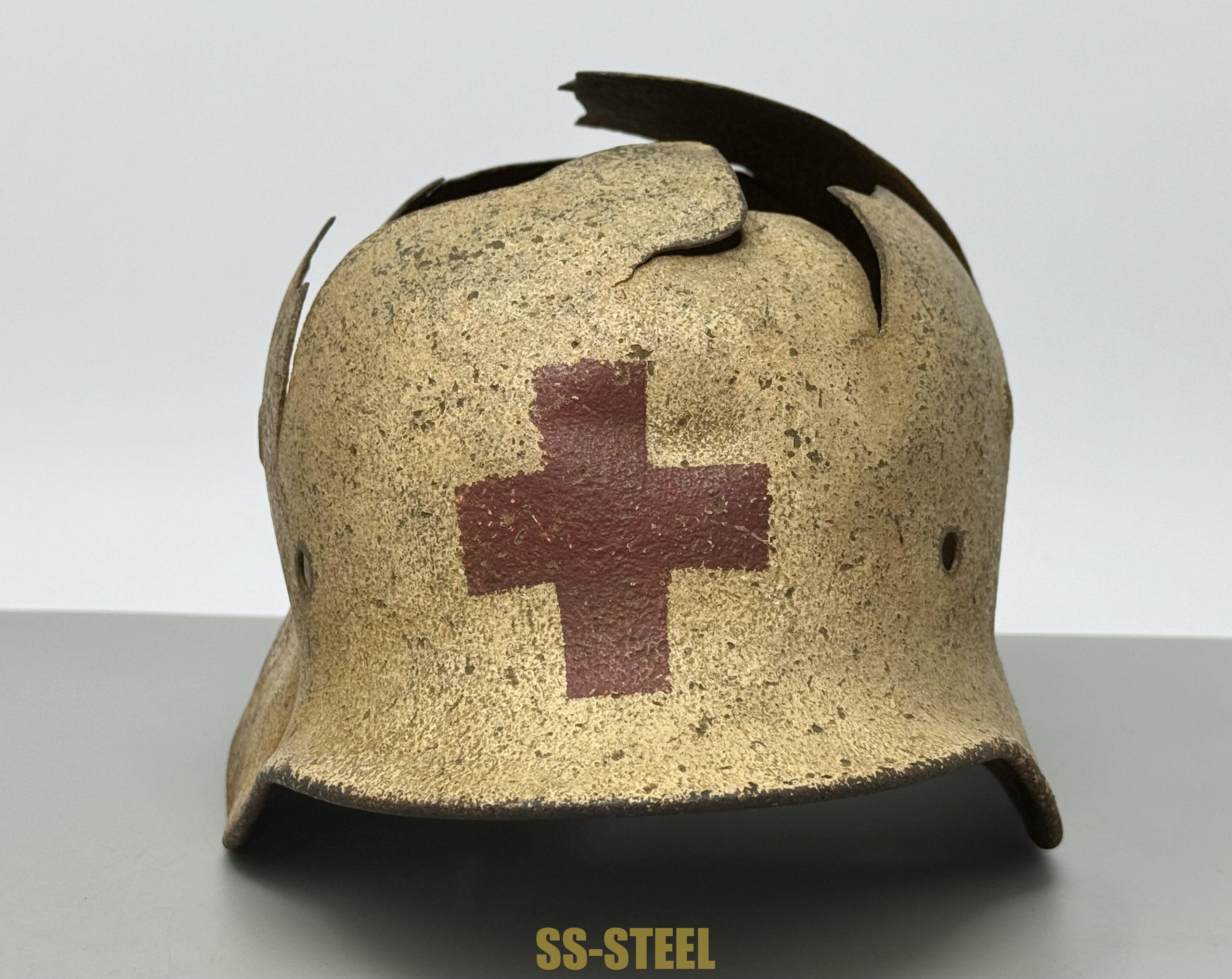 M40 Medic Helmet-BATTLE DAMAGE - Image 5
