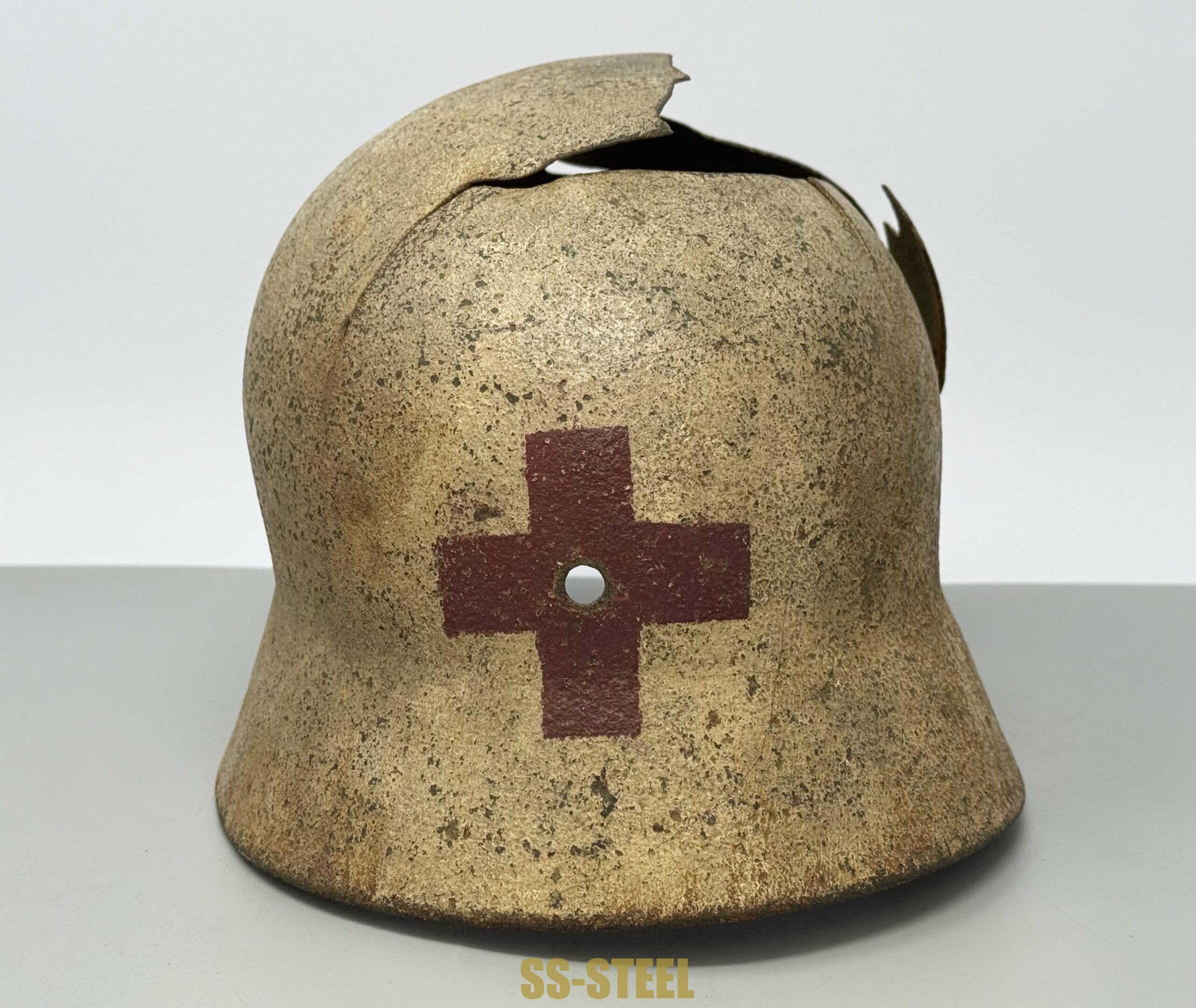 M40 Medic Helmet-BATTLE DAMAGE - Image 9