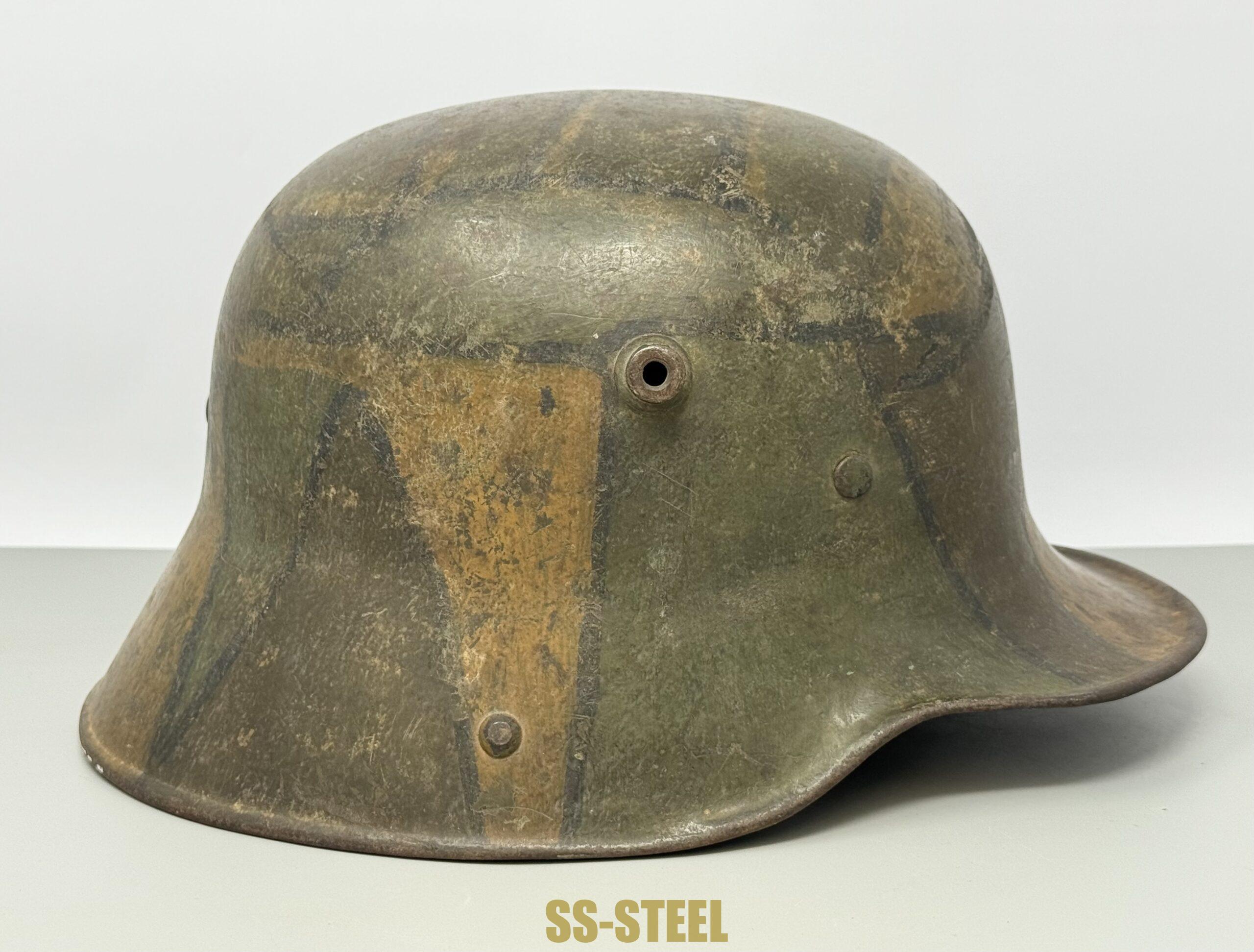 WWI IMPERIAL GERMAN M16 CAMO HELMET