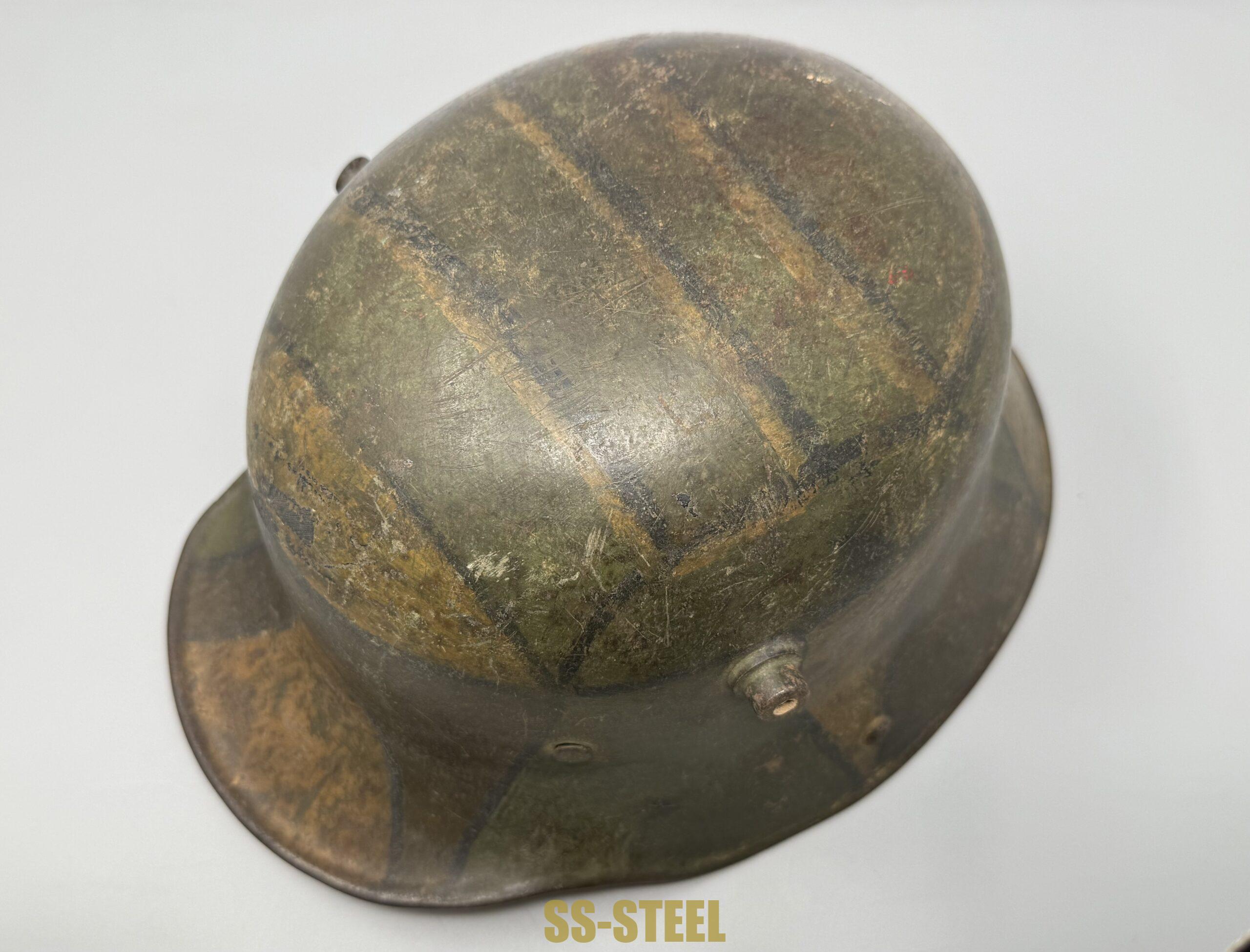 WWI IMPERIAL GERMAN M16 CAMO HELMET - Image 8