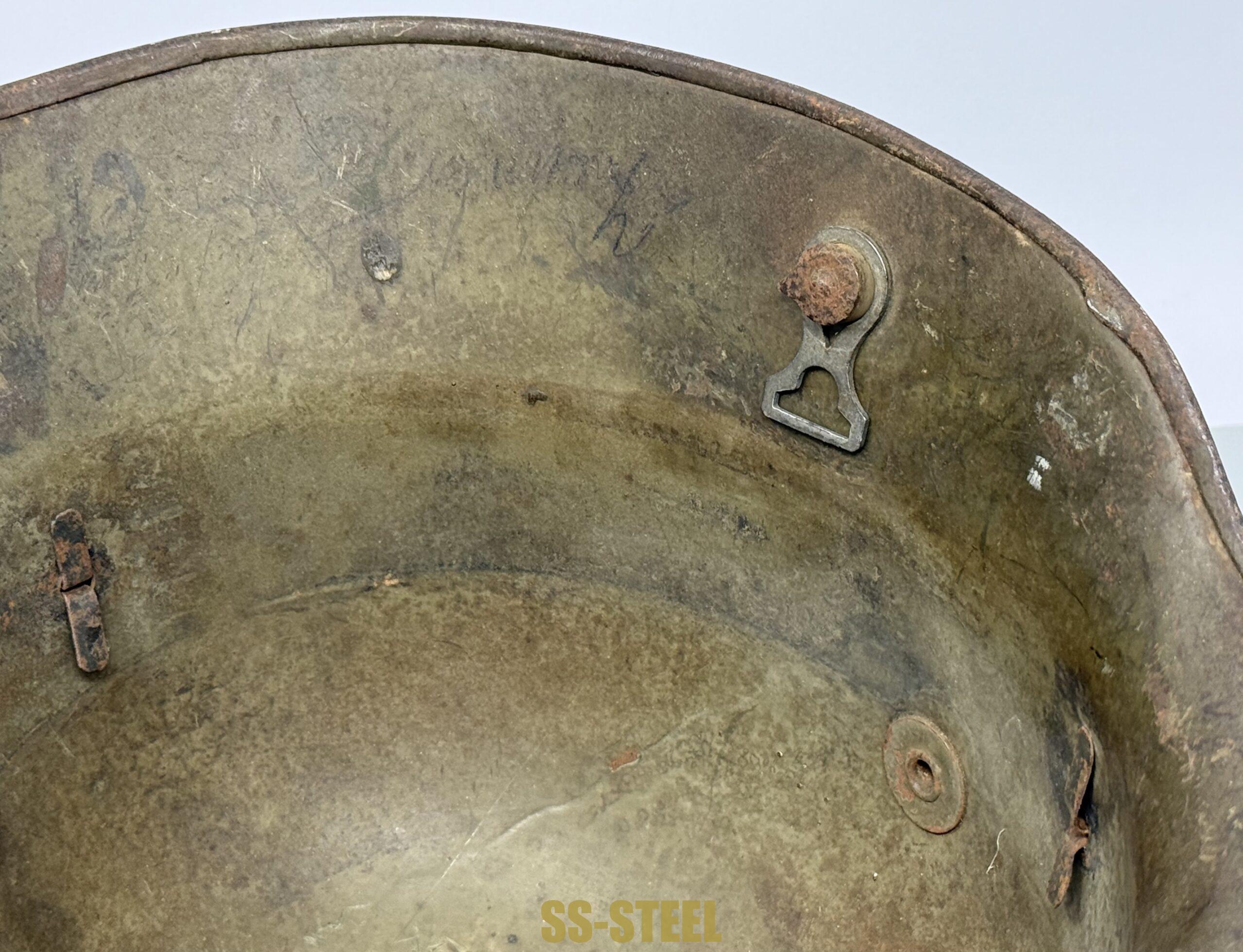 WWI IMPERIAL GERMAN M16 CAMO HELMET - Image 22
