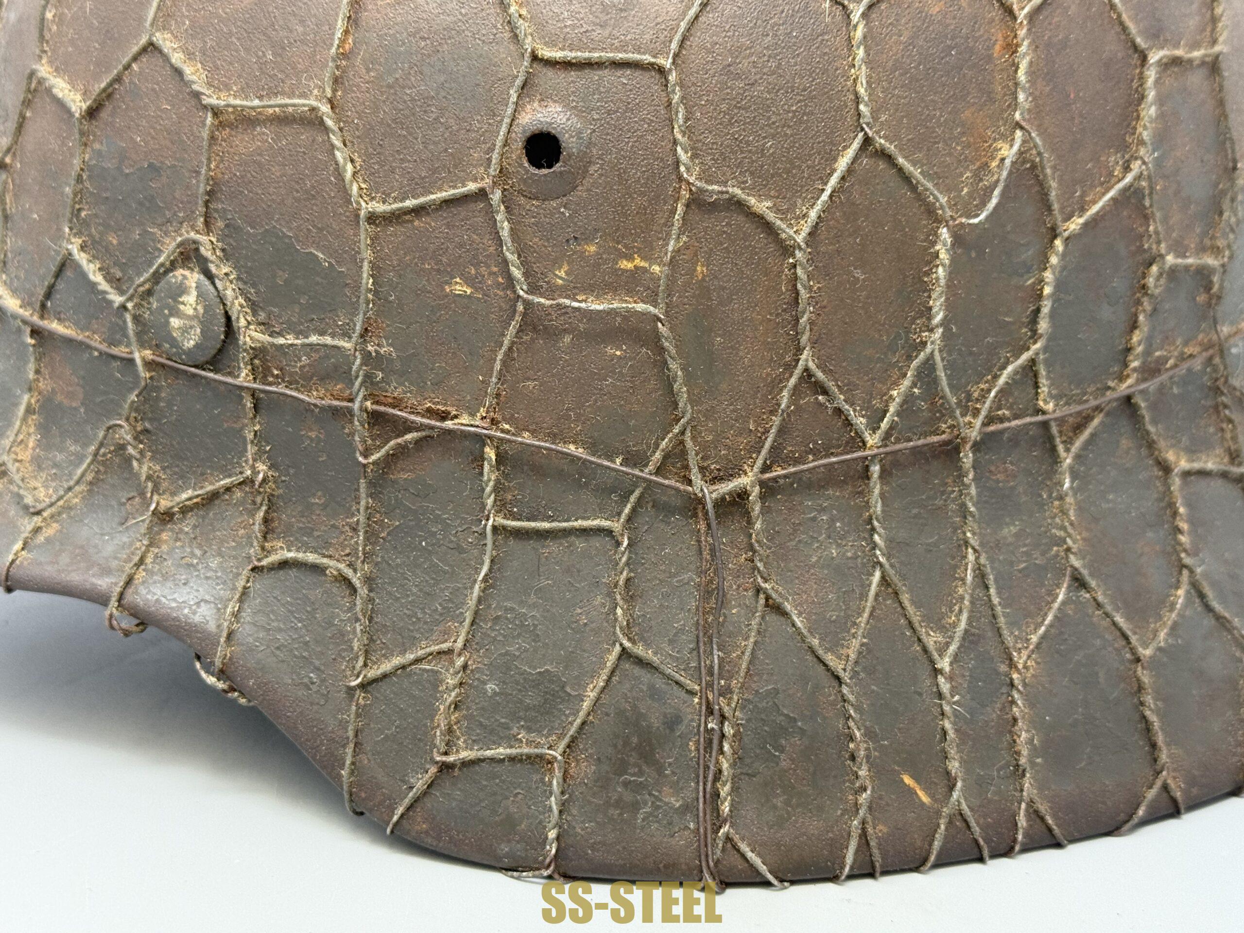 Luftwaffe M35 Chickenwire Helmet - Image 20